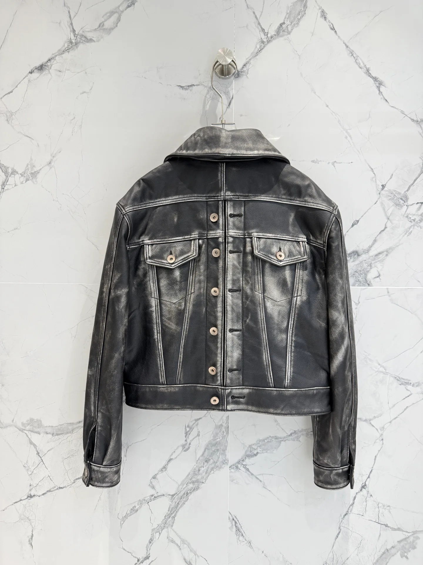 Кожаные Куртки И Дублёнки Женские Balenciaga 10624729