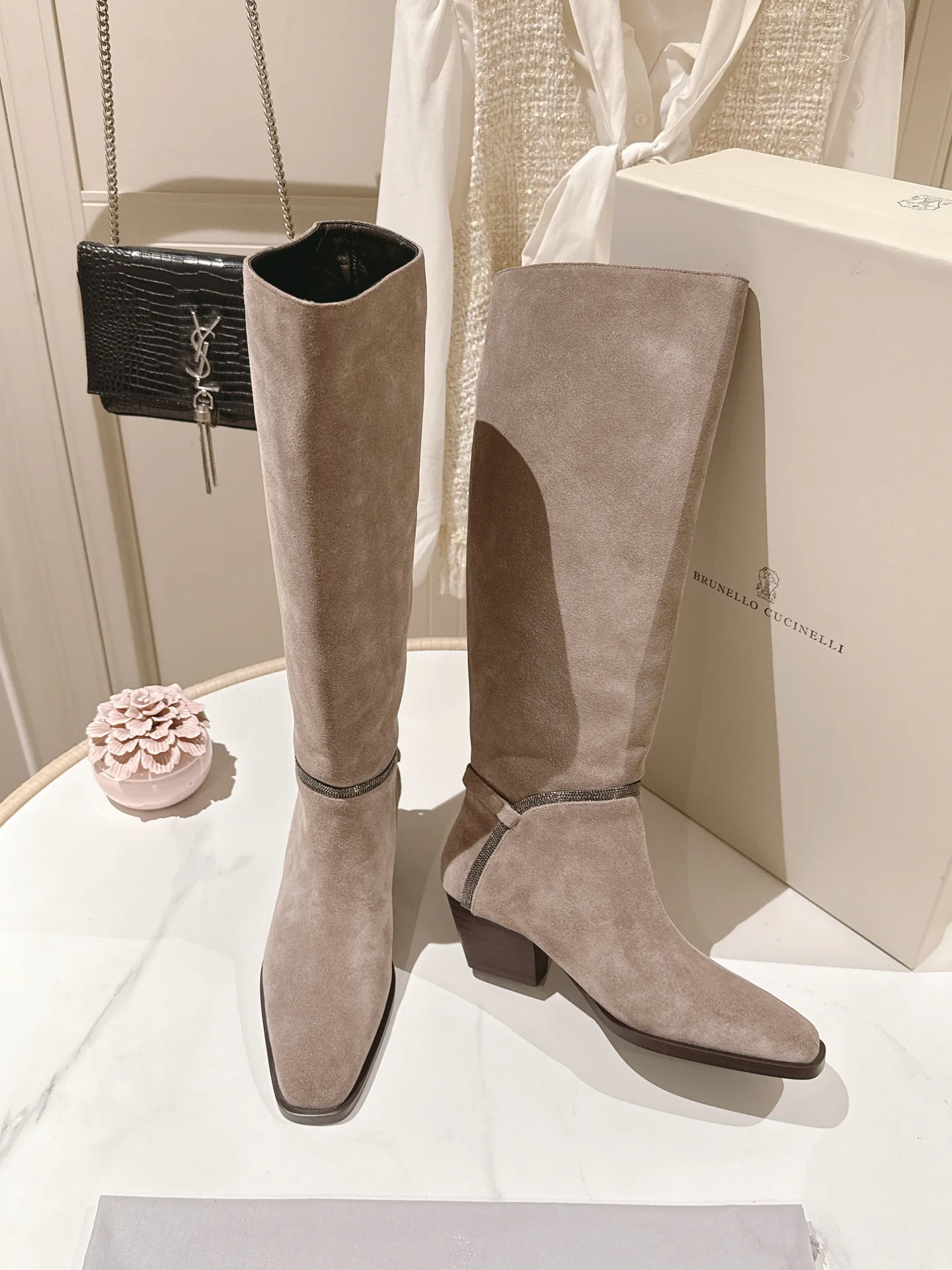 Сапоги Женские Brunello Cucinelli 18217278