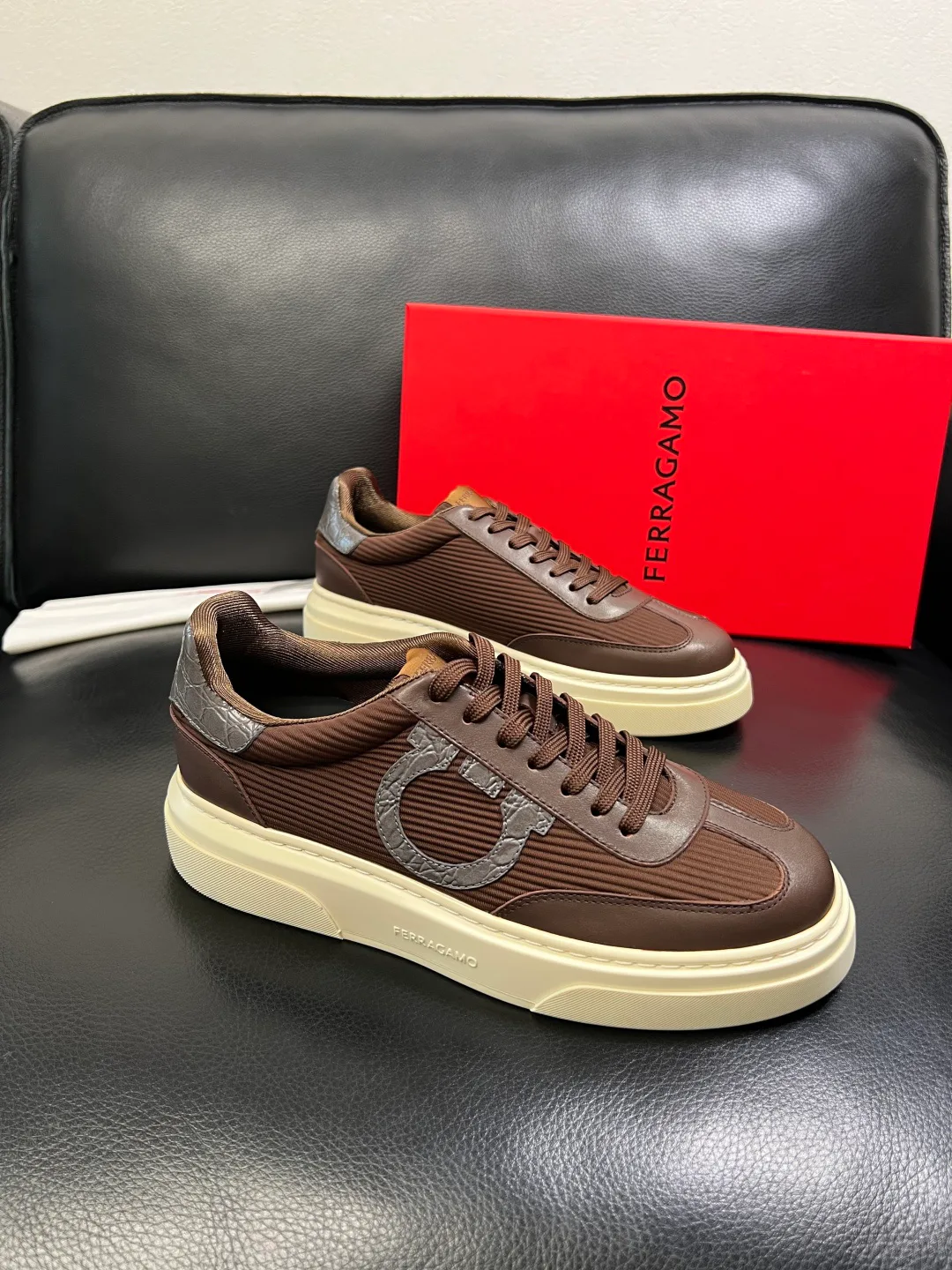 Кеды Мужские Salvatore Ferragamo 420046