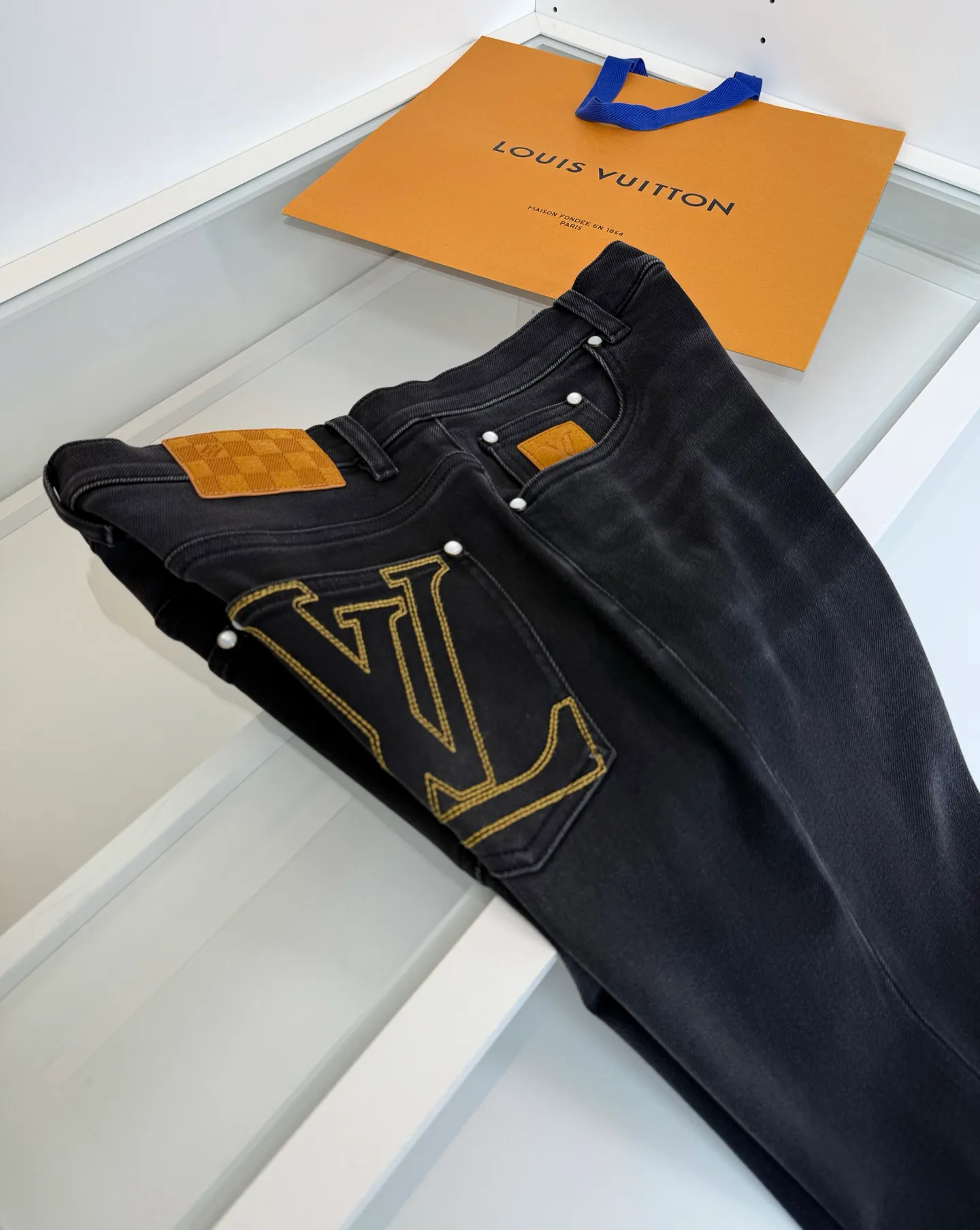 Джинсы Мужские Louis Vuitton 1322801