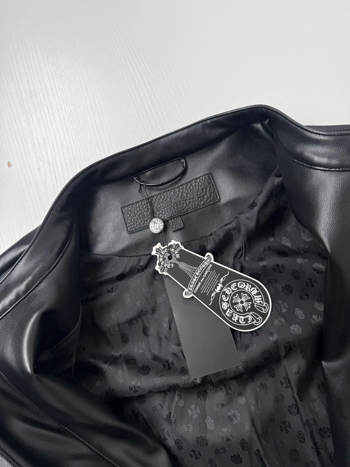 Кожаные Куртки И Дублёнки Мужские Chrome Hearts 17993314