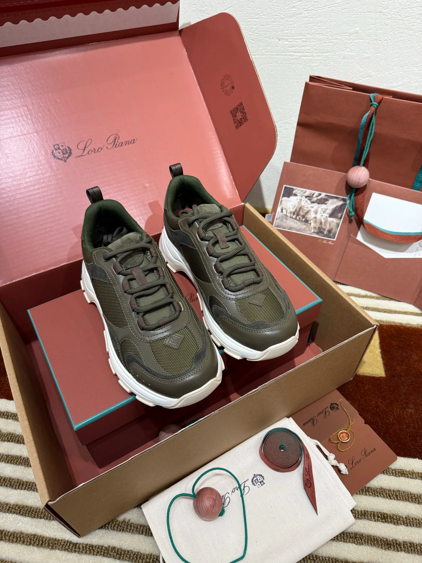 Кроссовки Мужские Loro Piana 4545204