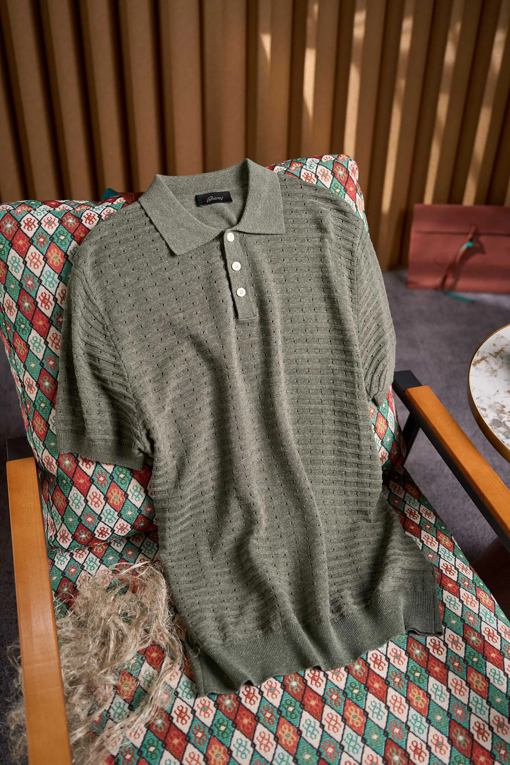 Рубашки Мужские Brioni 12844147