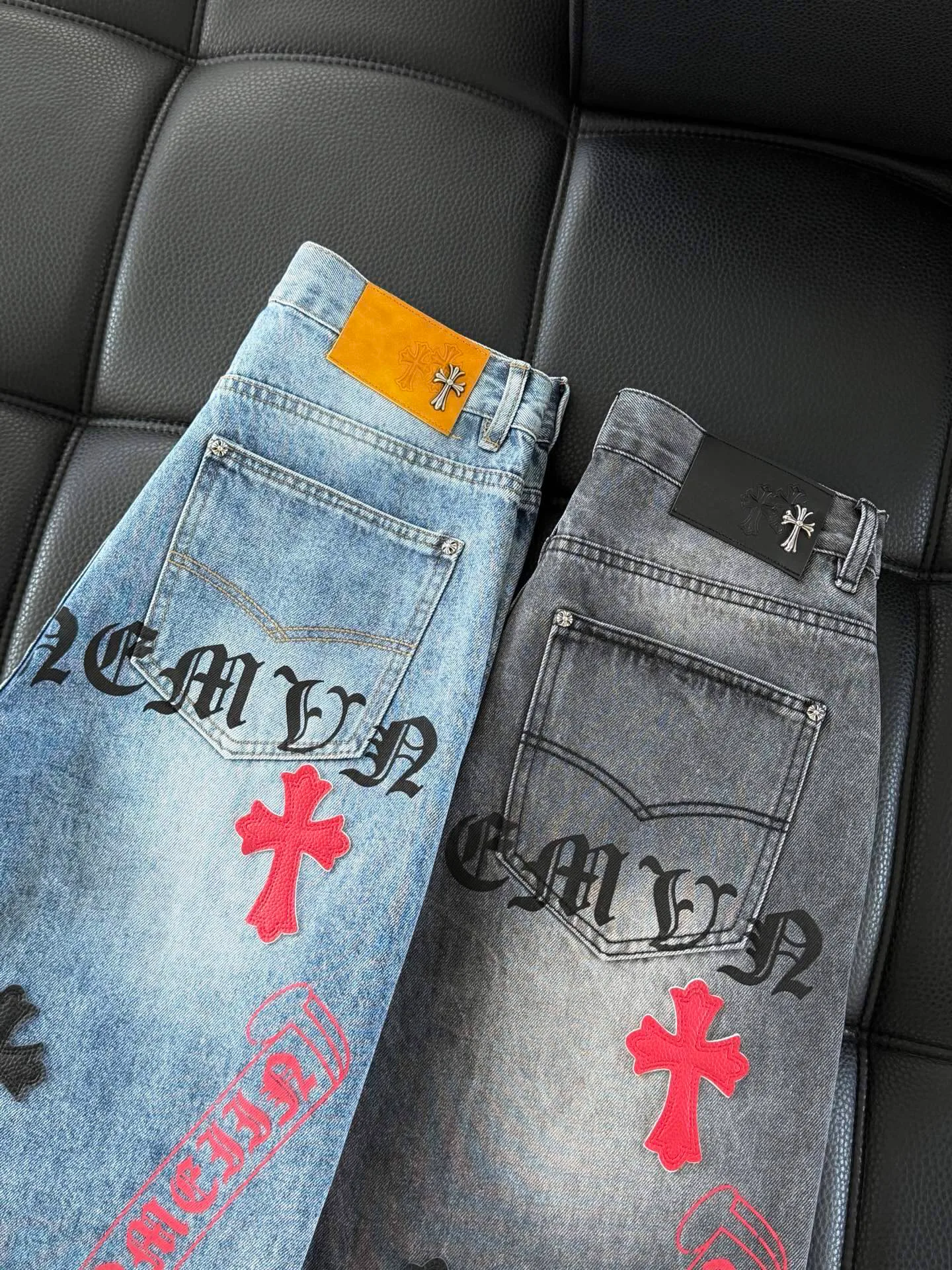 Джинсы Женские Chrome Hearts 3375346