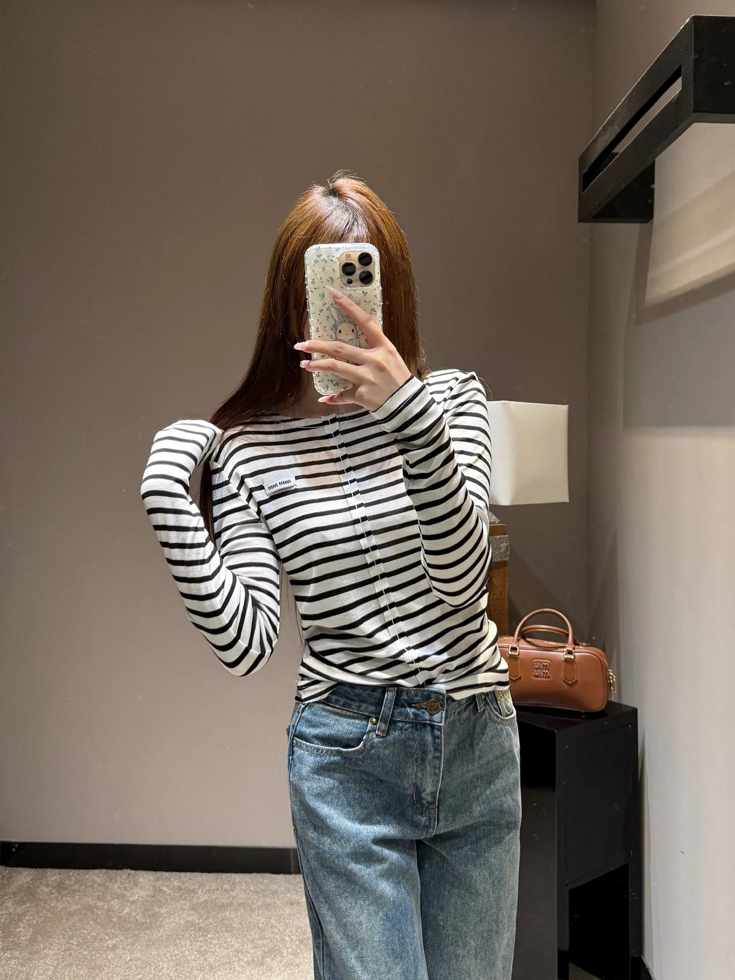 Лонгсливы Женские Miu Miu 11266342