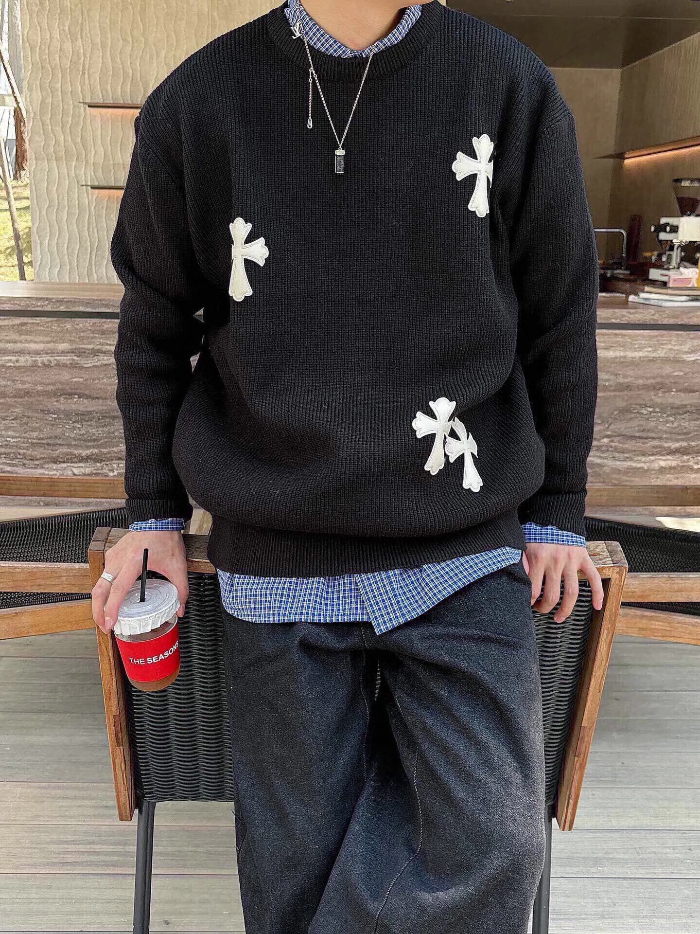 Джемперы И Свитеры Мужские Chrome Hearts 787552