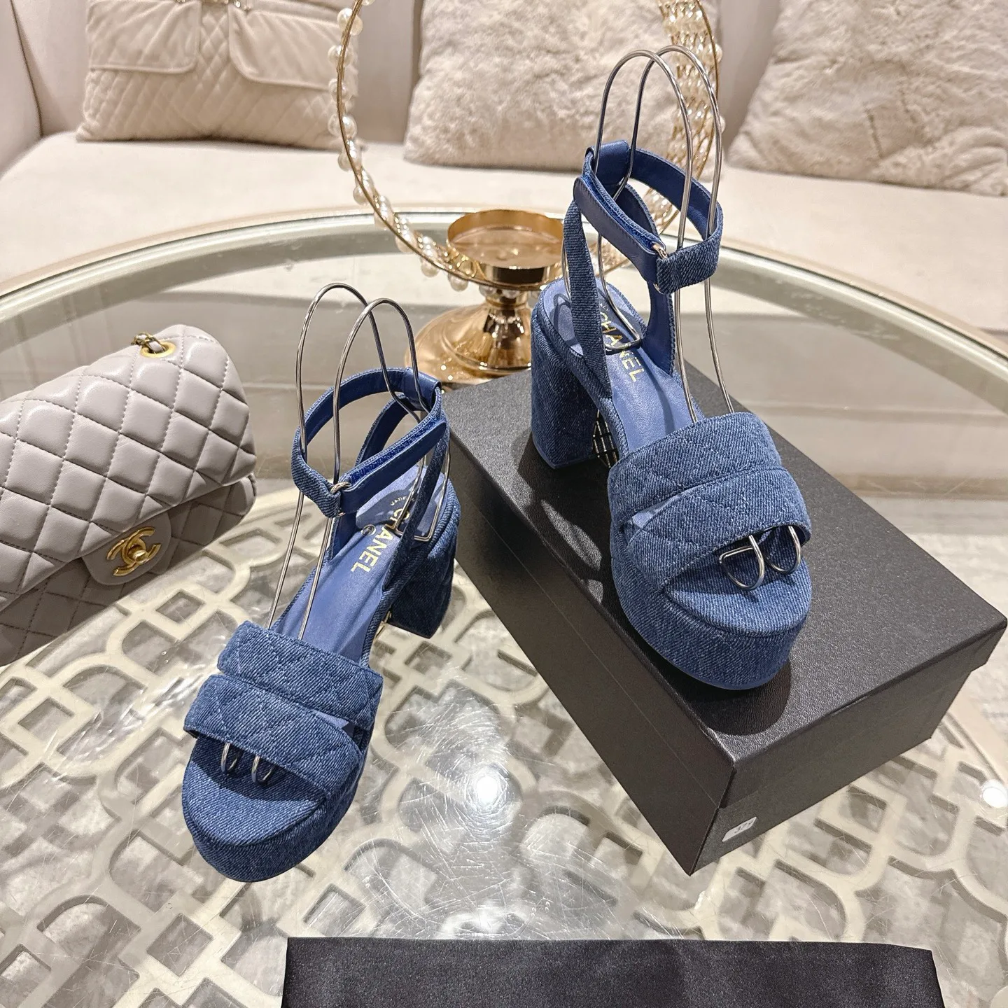 Босоножки Женские Chanel 9361028