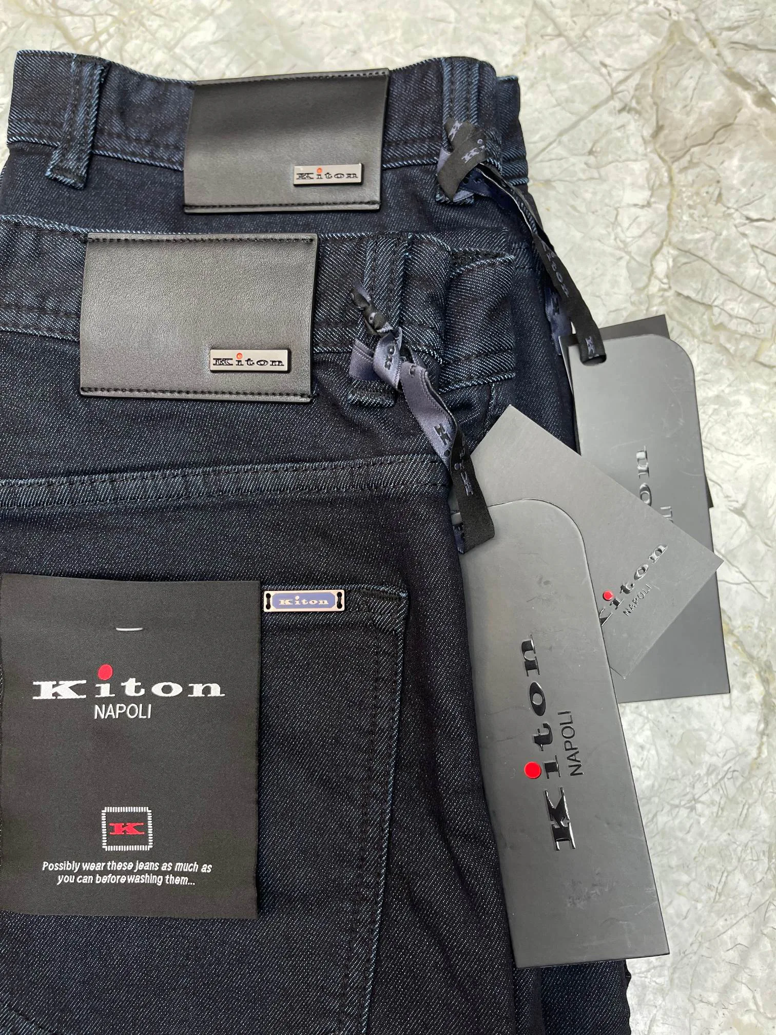 Джинсы Мужские Kiton 18343805