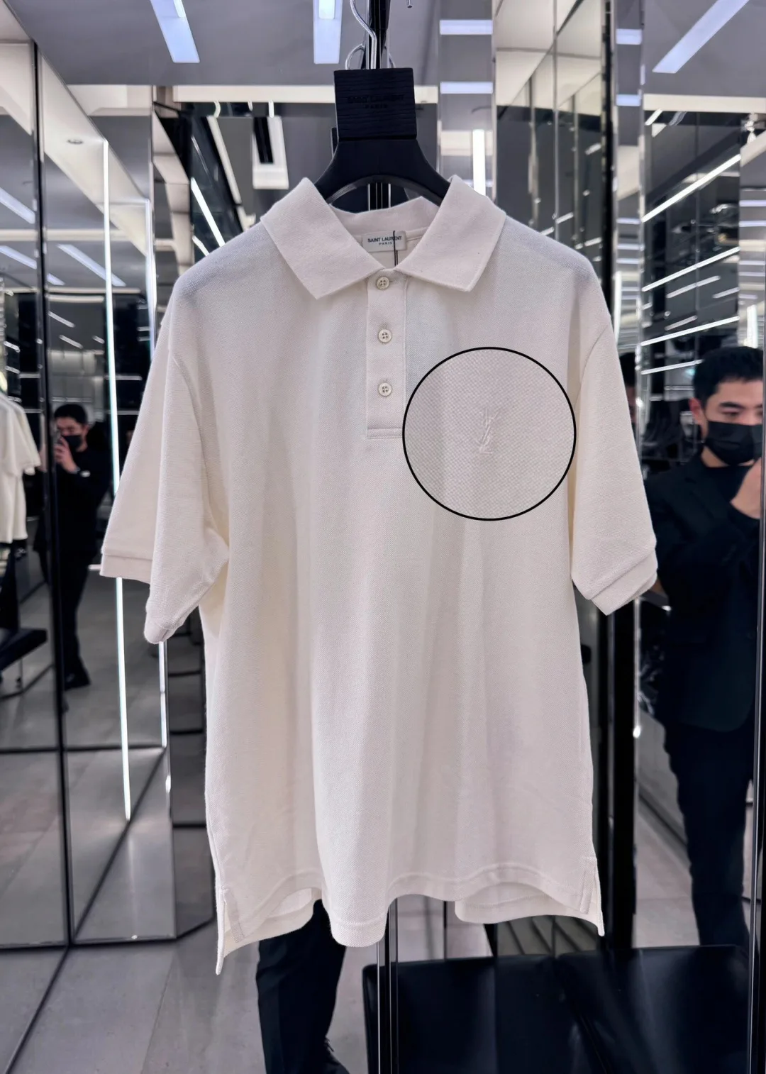 Рубашки Мужские Saint Laurent 5405687