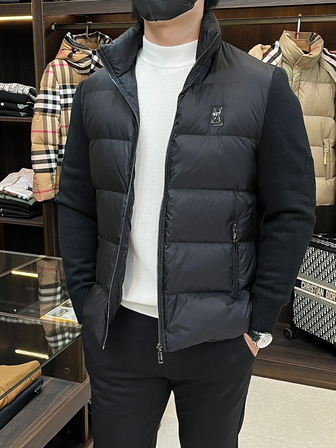 Куртки И Пуховики Мужские Saint Laurent 610129