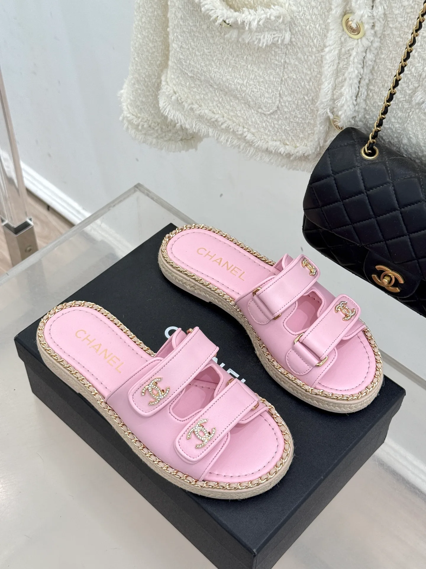 Шлепанцы Женские Chanel 1885759