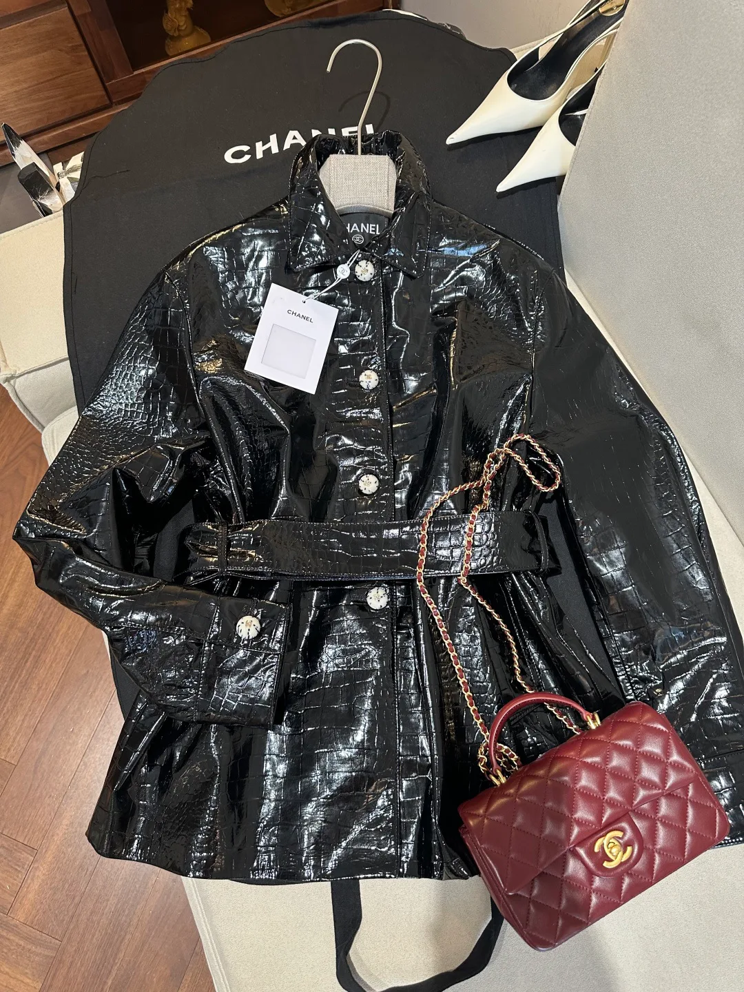 Кожаные Куртки И Дублёнки Женские Chanel 18637909