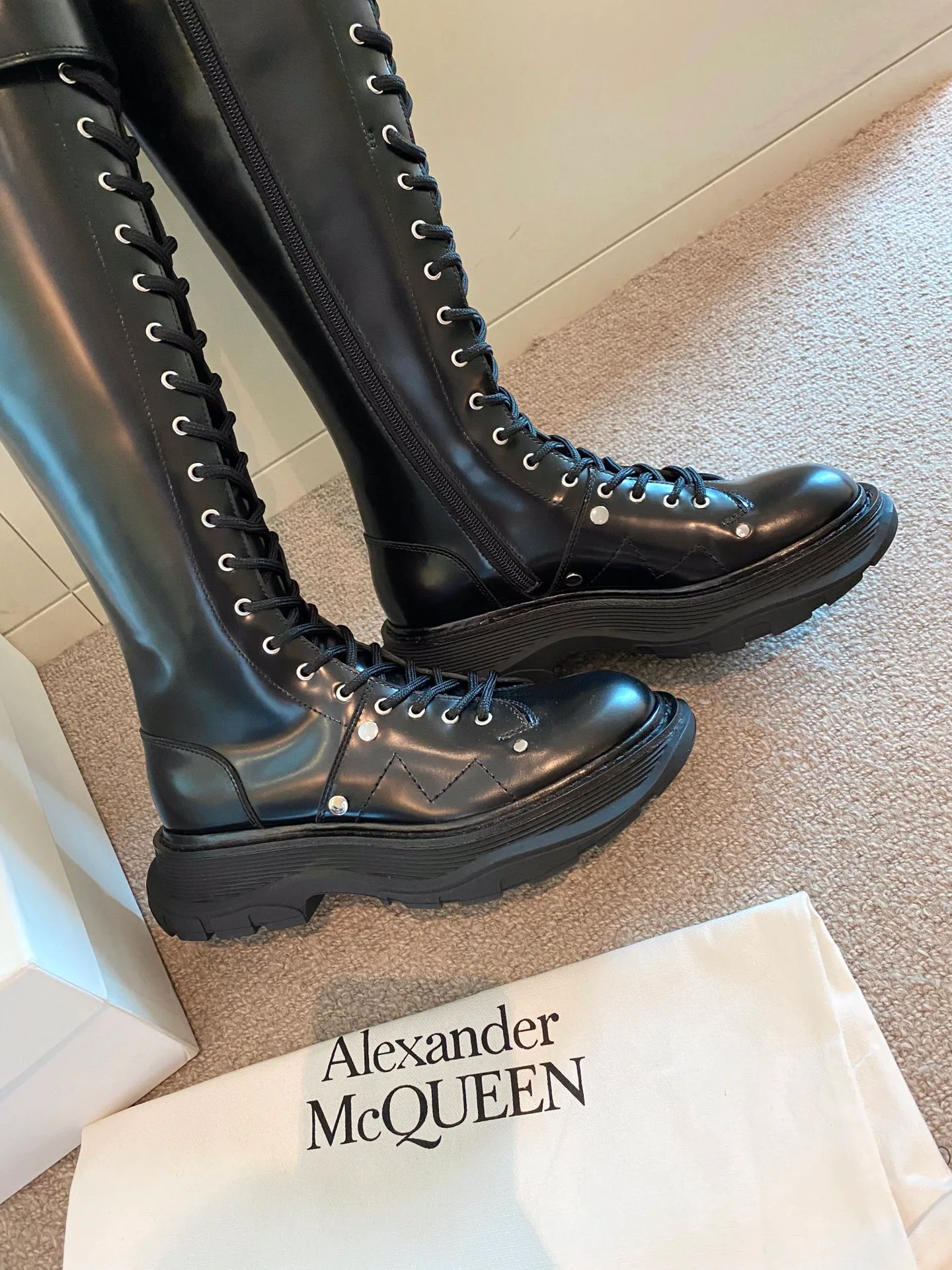 Сапоги Женские Alexander Mcqueen 529818