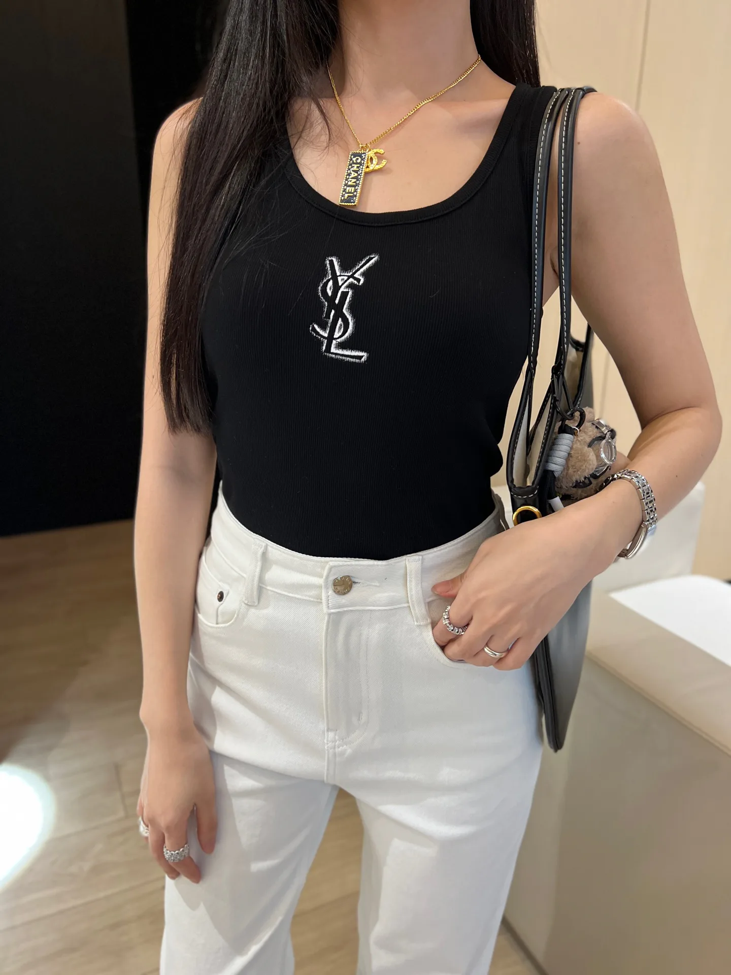 Футболки Женские Saint Laurent 26680