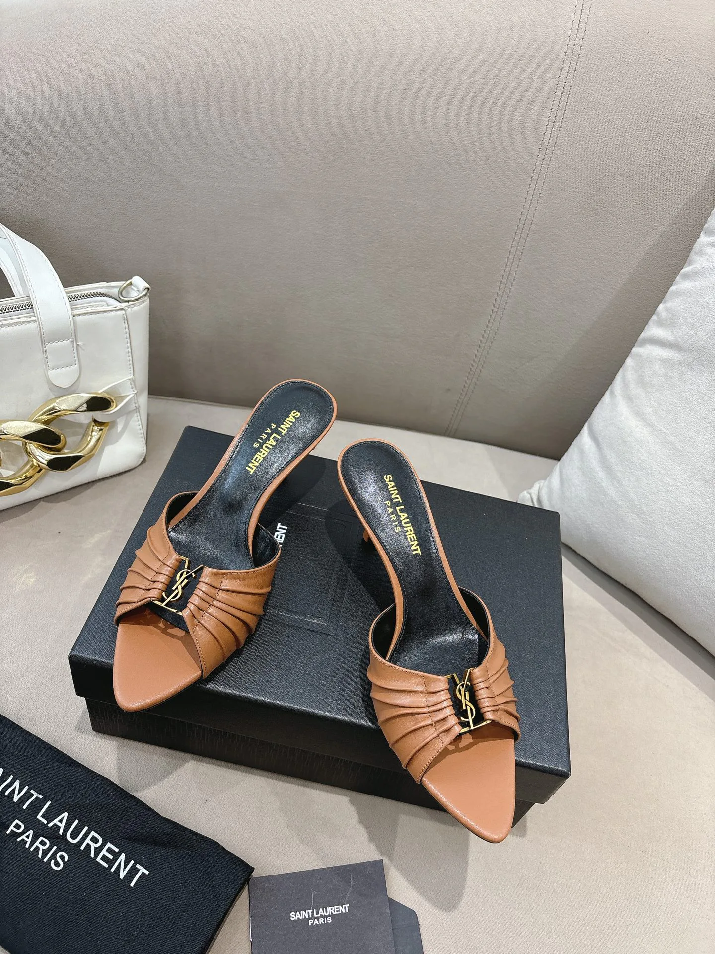 Мюли И Сабо Женские Saint Laurent 12815332