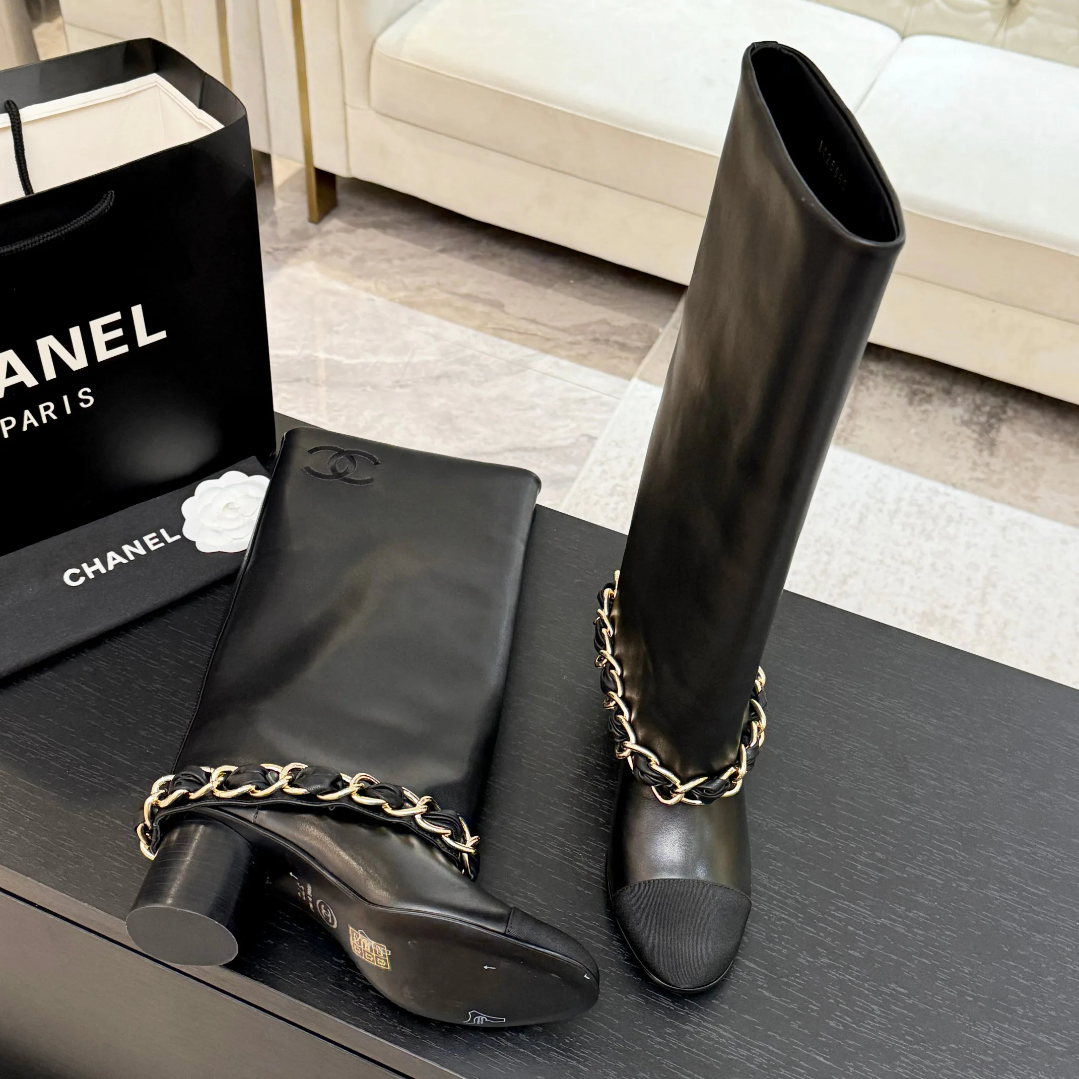 Сапоги Женские Chanel 490778