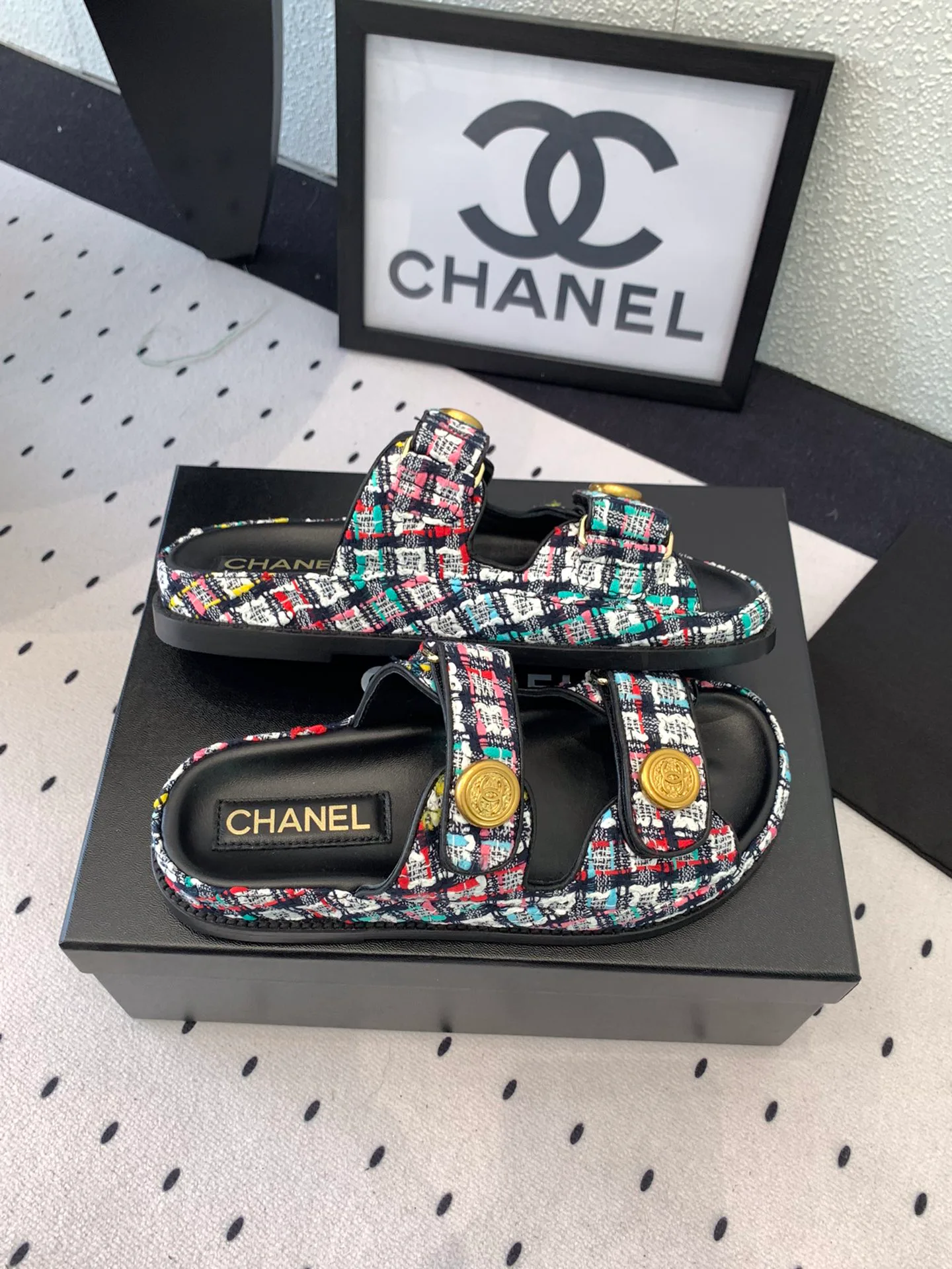 Шлепанцы Женские Chanel 24424