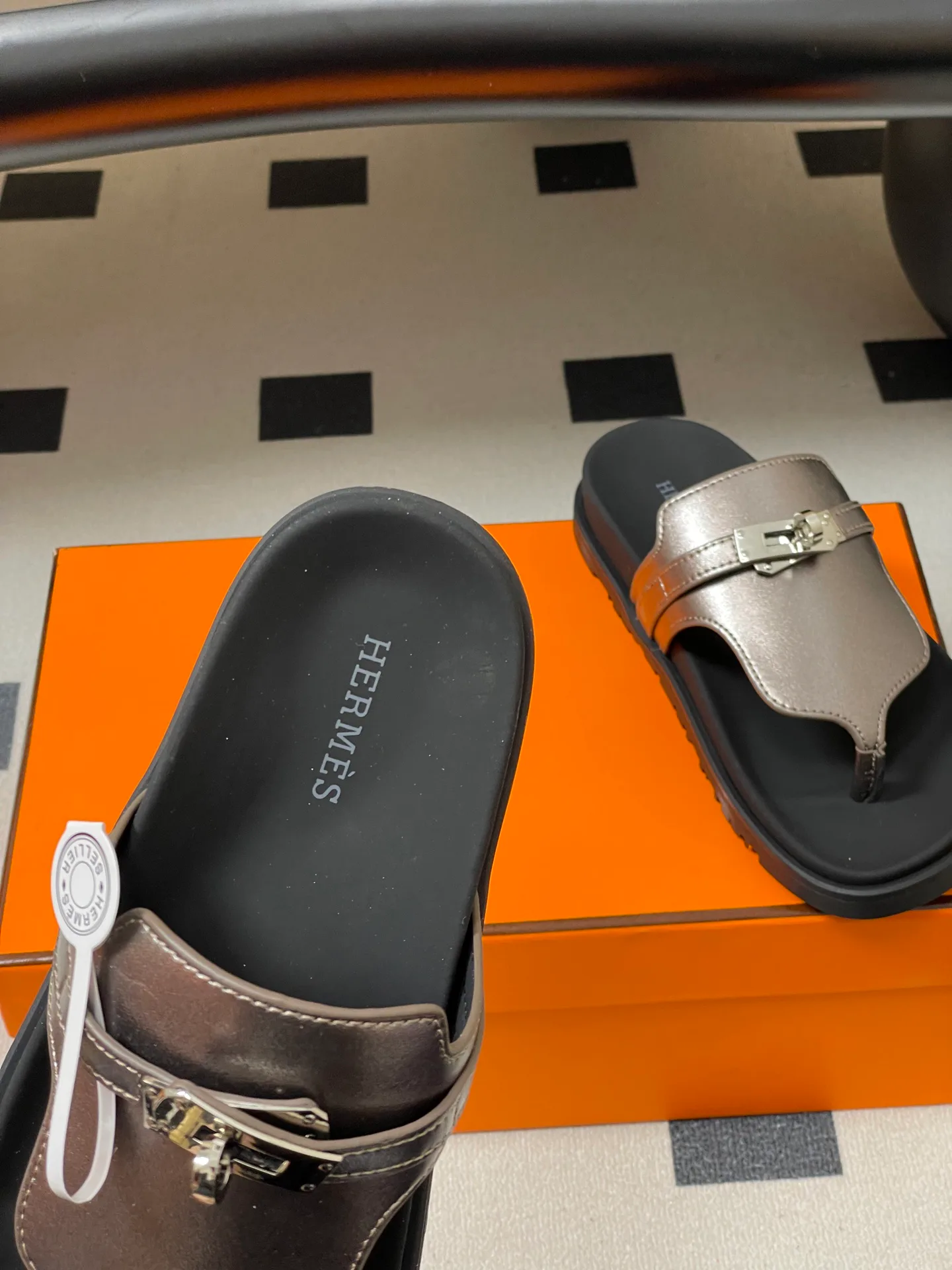 Шлепанцы Женские Hermes 1593386