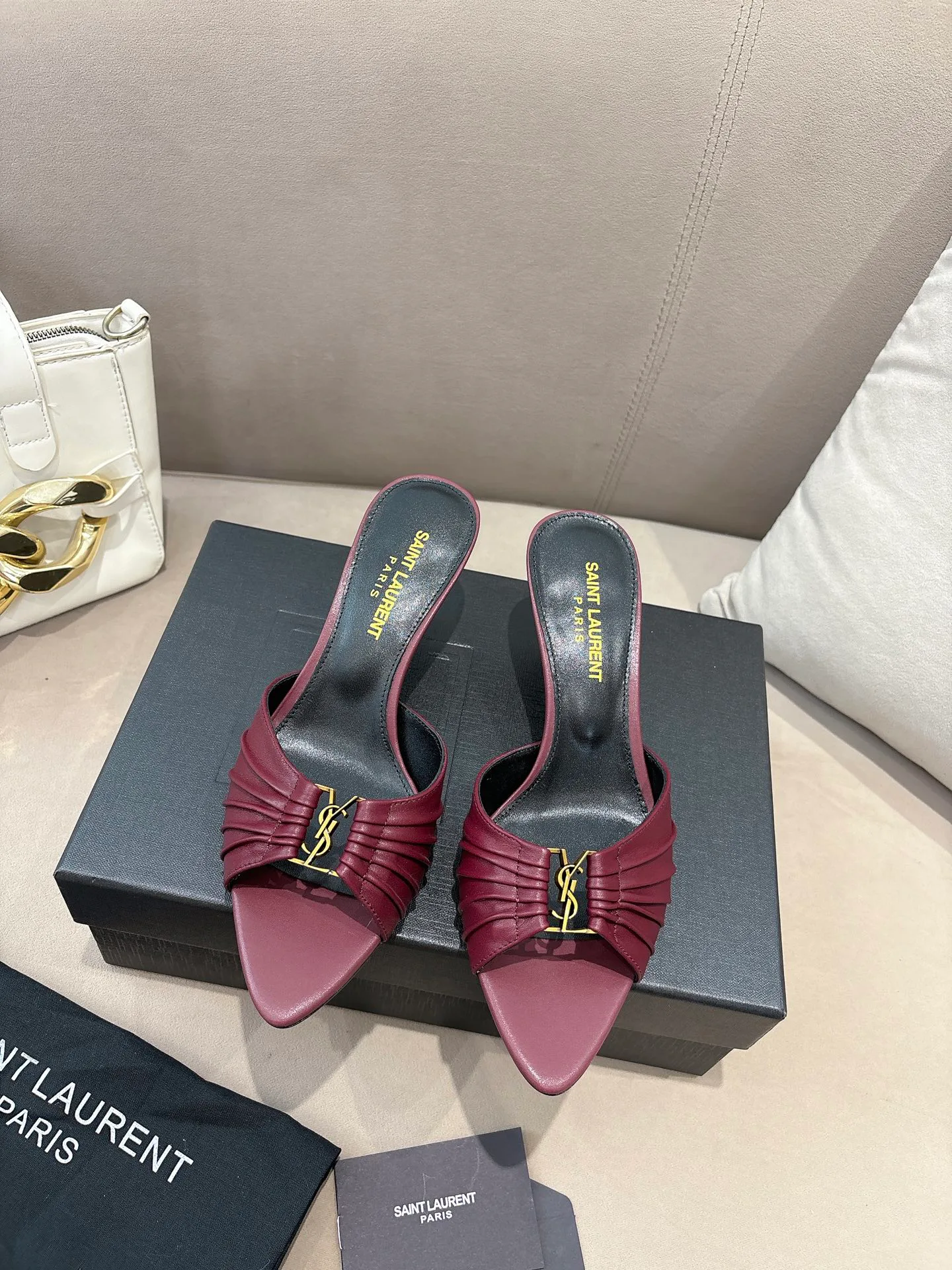 Мюли И Сабо Женские Saint Laurent 12815335