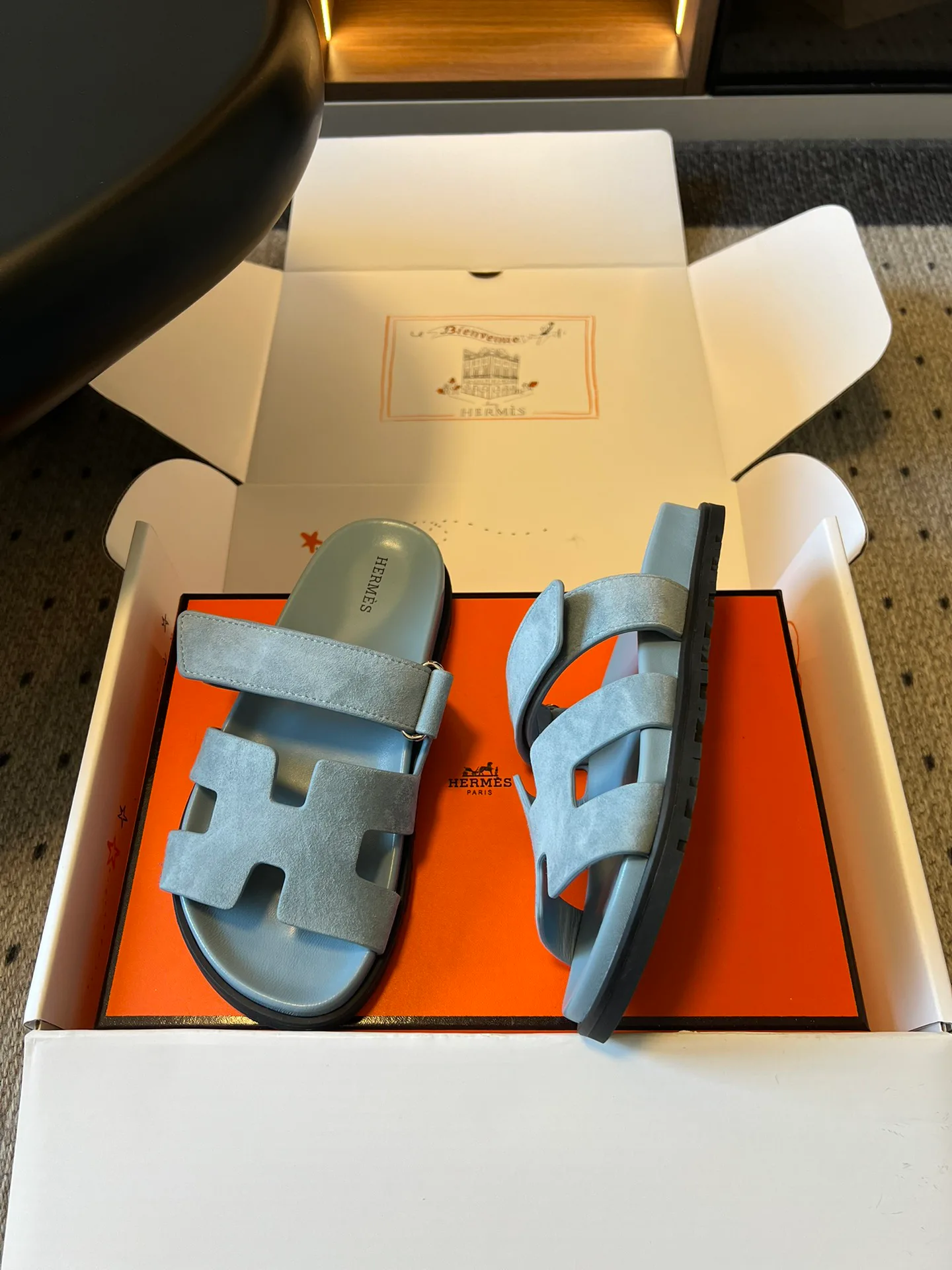 Шлепанцы Женские Hermes 12777606