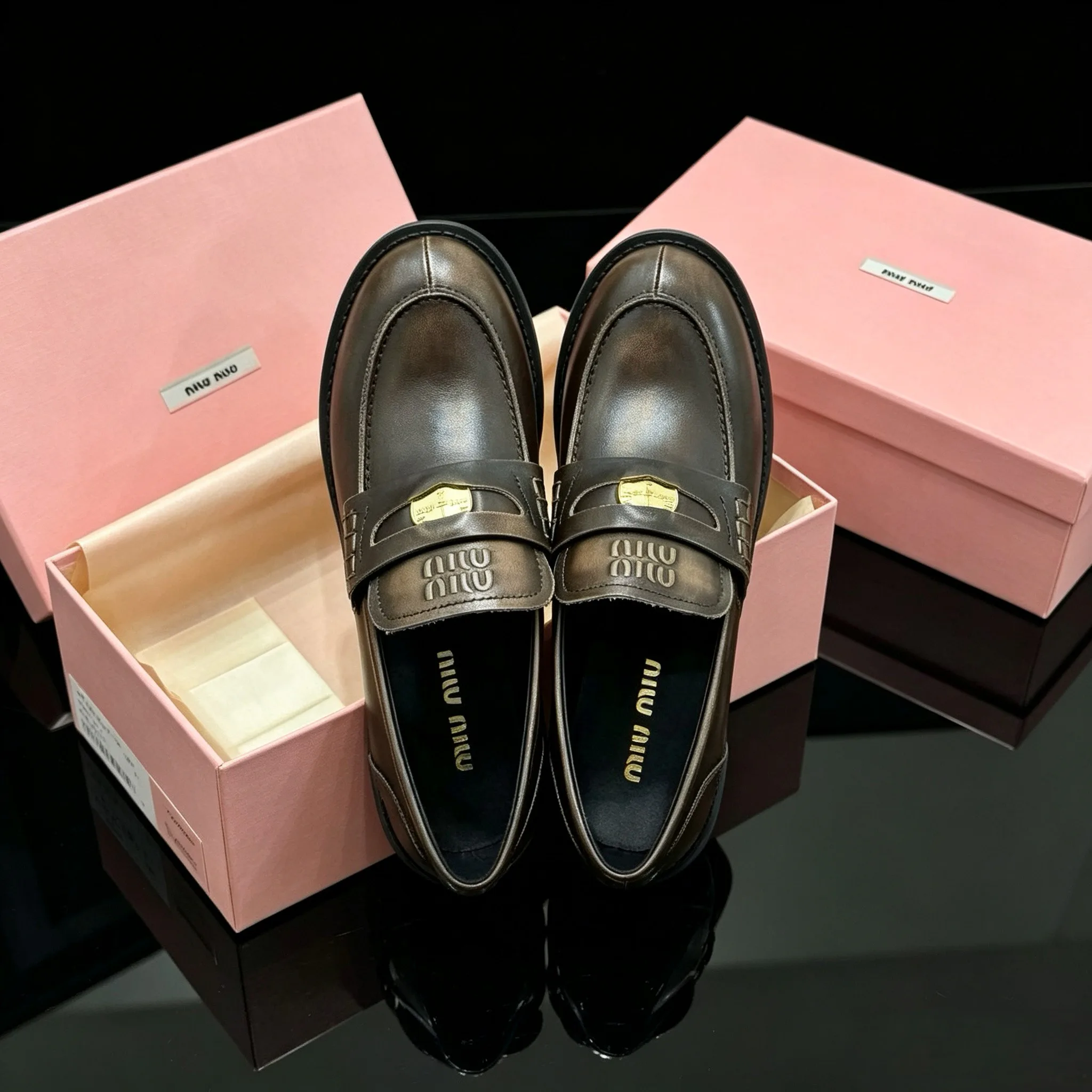Лоферы И Мокасины Женские Miu Miu 18703352