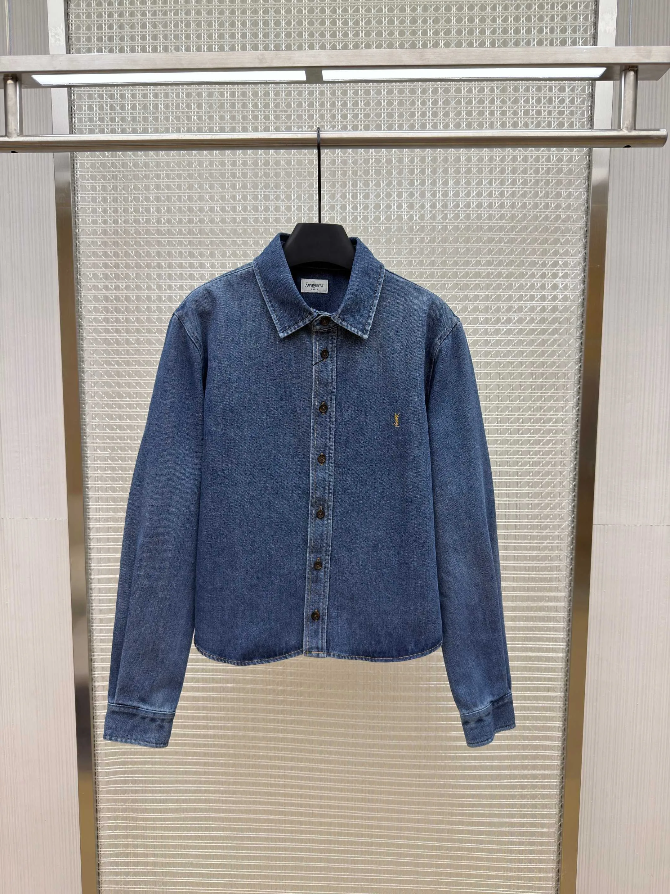 Рубашки Мужские Saint Laurent 18359994