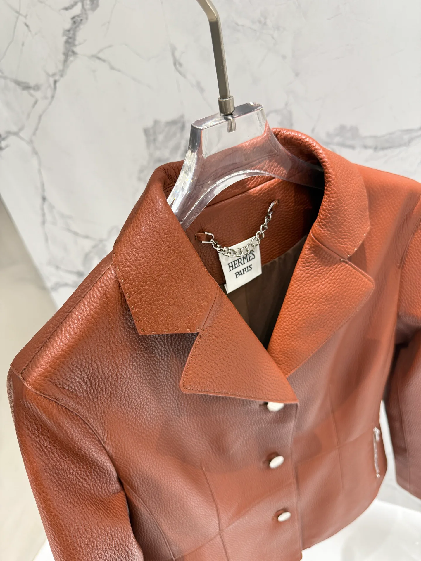 Кожаные Куртки И Дублёнки Женские Hermes 11310637