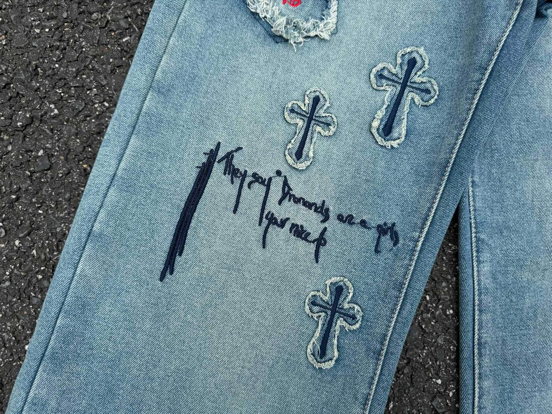 Джинсы Мужские Chrome Hearts 17489853
