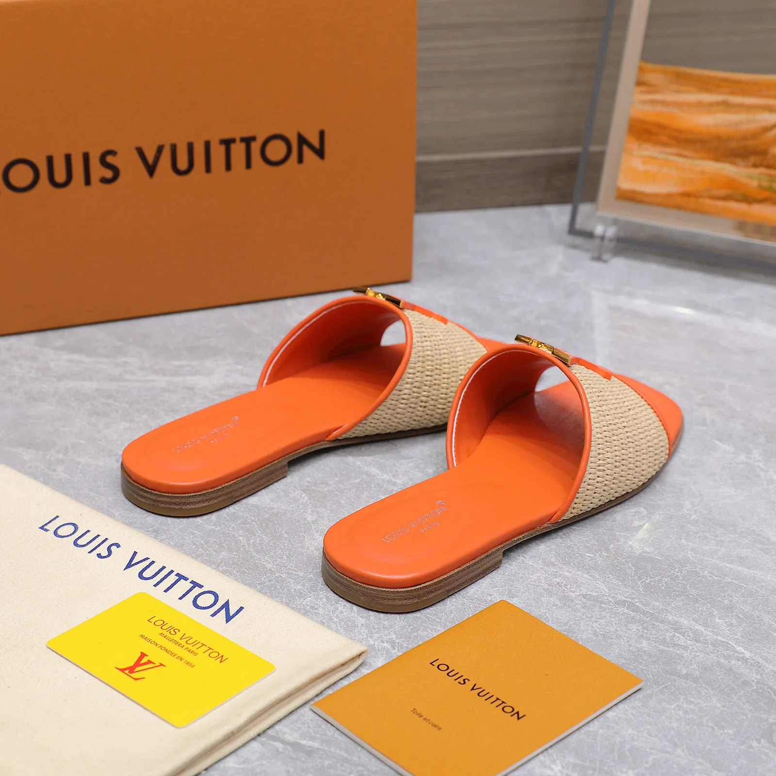 Шлепанцы Женские Louis Vuitton 491977