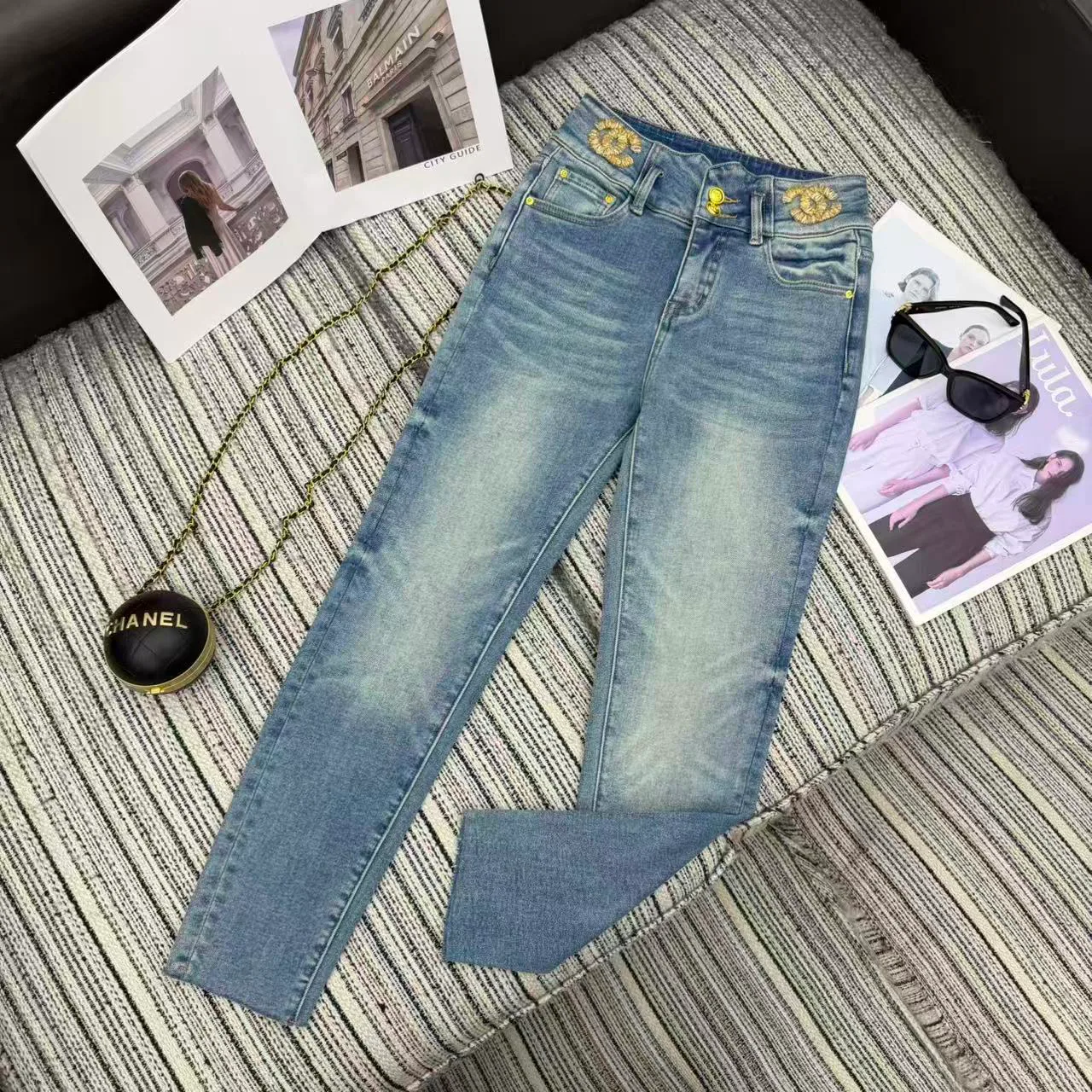 Джинсы Женские Chanel 335074