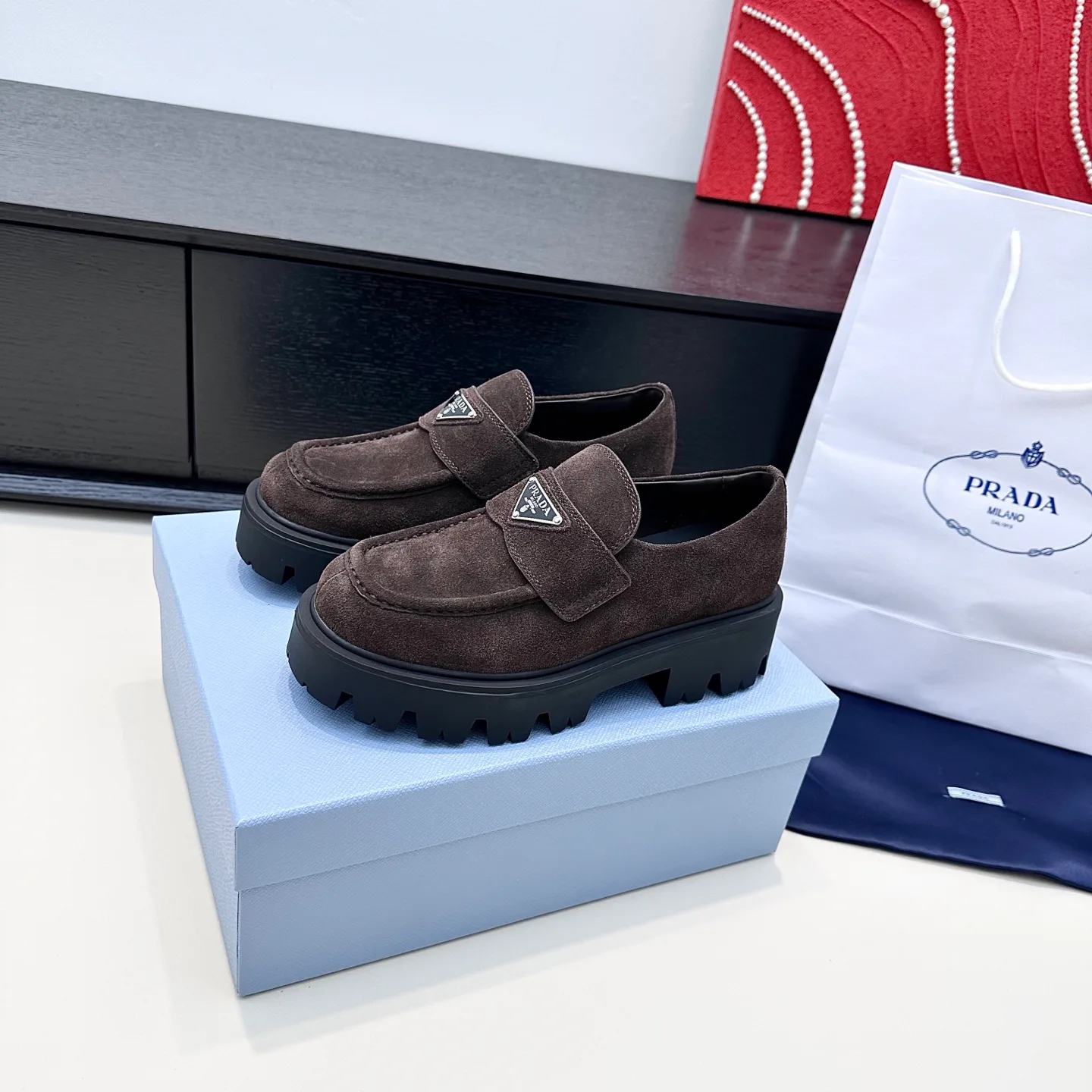 Лоферы Женские Prada 454029