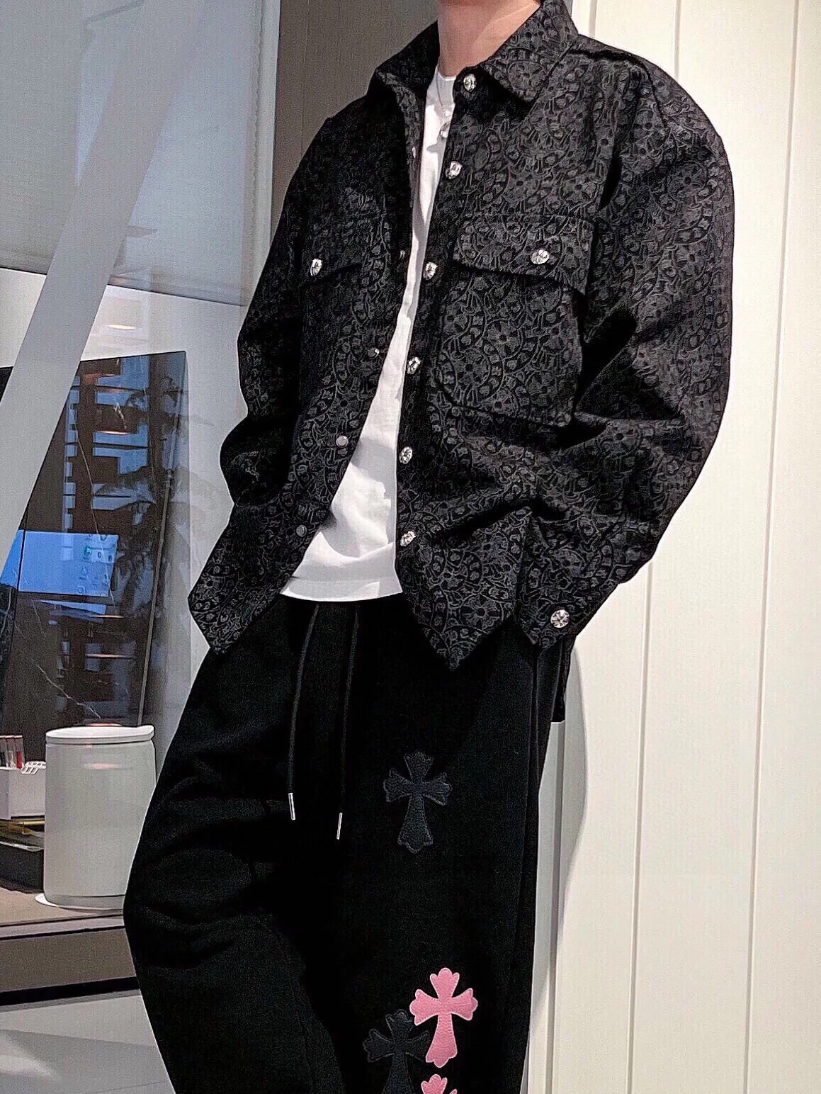 Куртки И Пуховики Мужские Chrome Hearts 787759