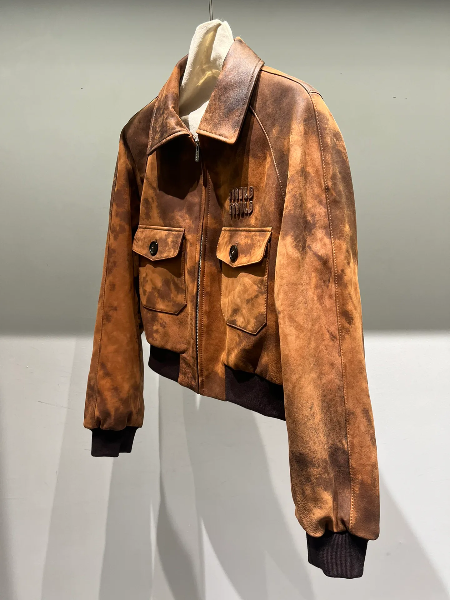 Кожаные Куртки И Дублёнки Женские Miu Miu 11175501