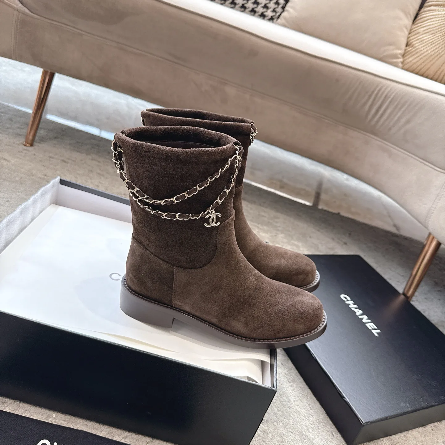 Ботинки Женские Chanel 199534