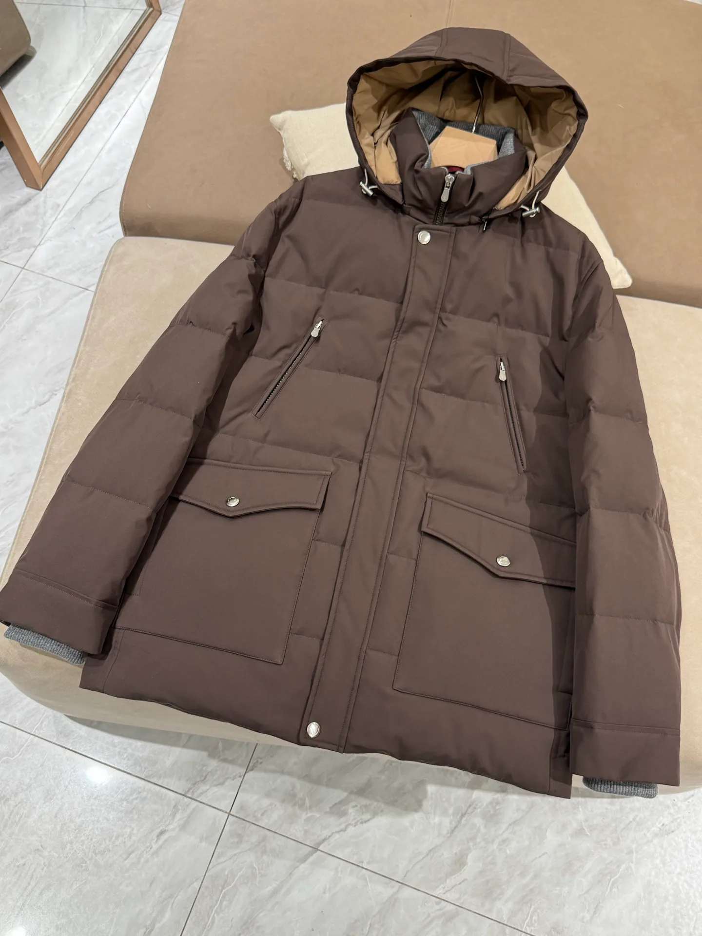 Куртки И Пуховики Мужские Brunello Cucinelli 795646