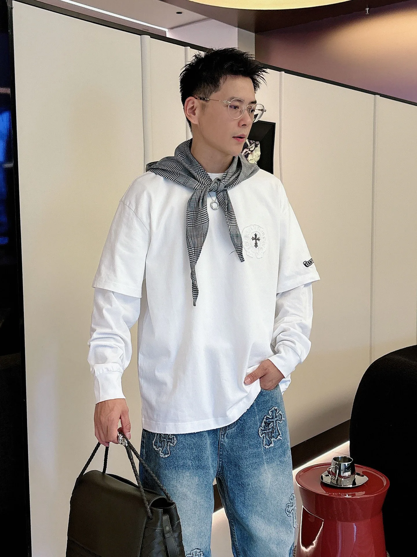 Свитшоты И Худи Мужские Chrome Hearts 999676