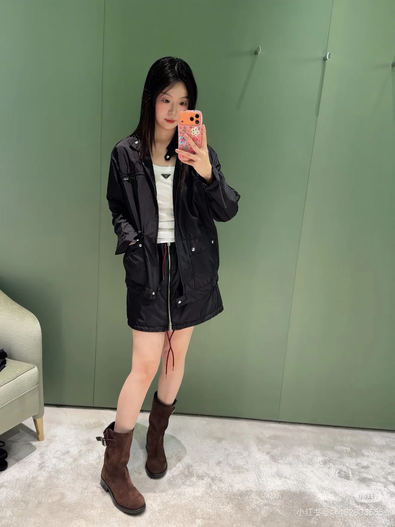 Куртки И Пуховики Женские Prada 17995952