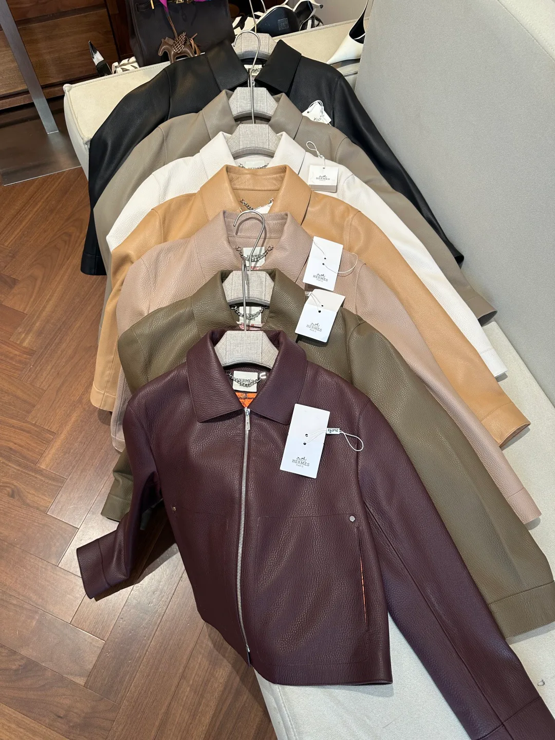 Кожаные Куртки И Дублёнки Женские Hermes 18312605