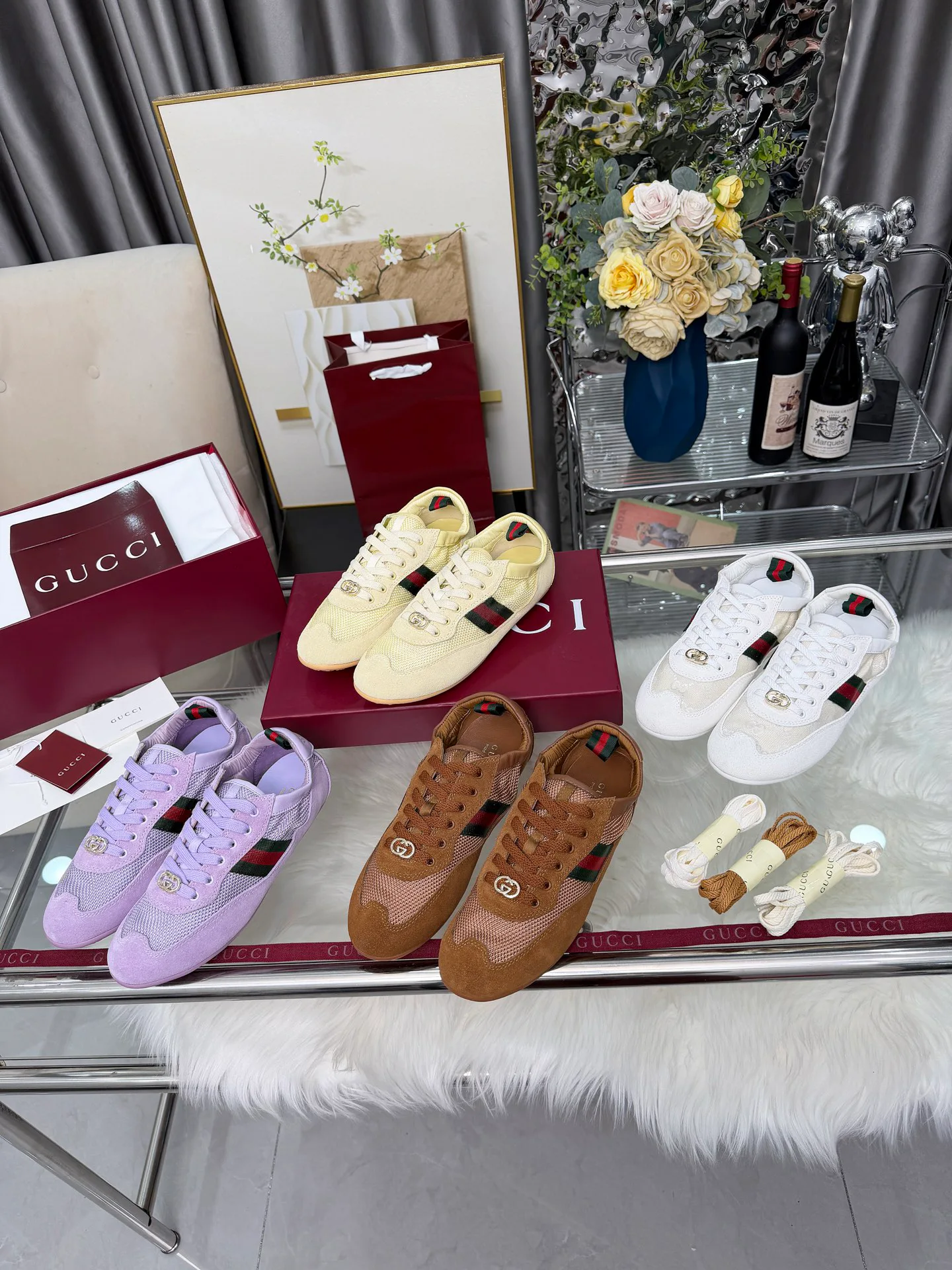 Кроссовки Женские Gucci 429148