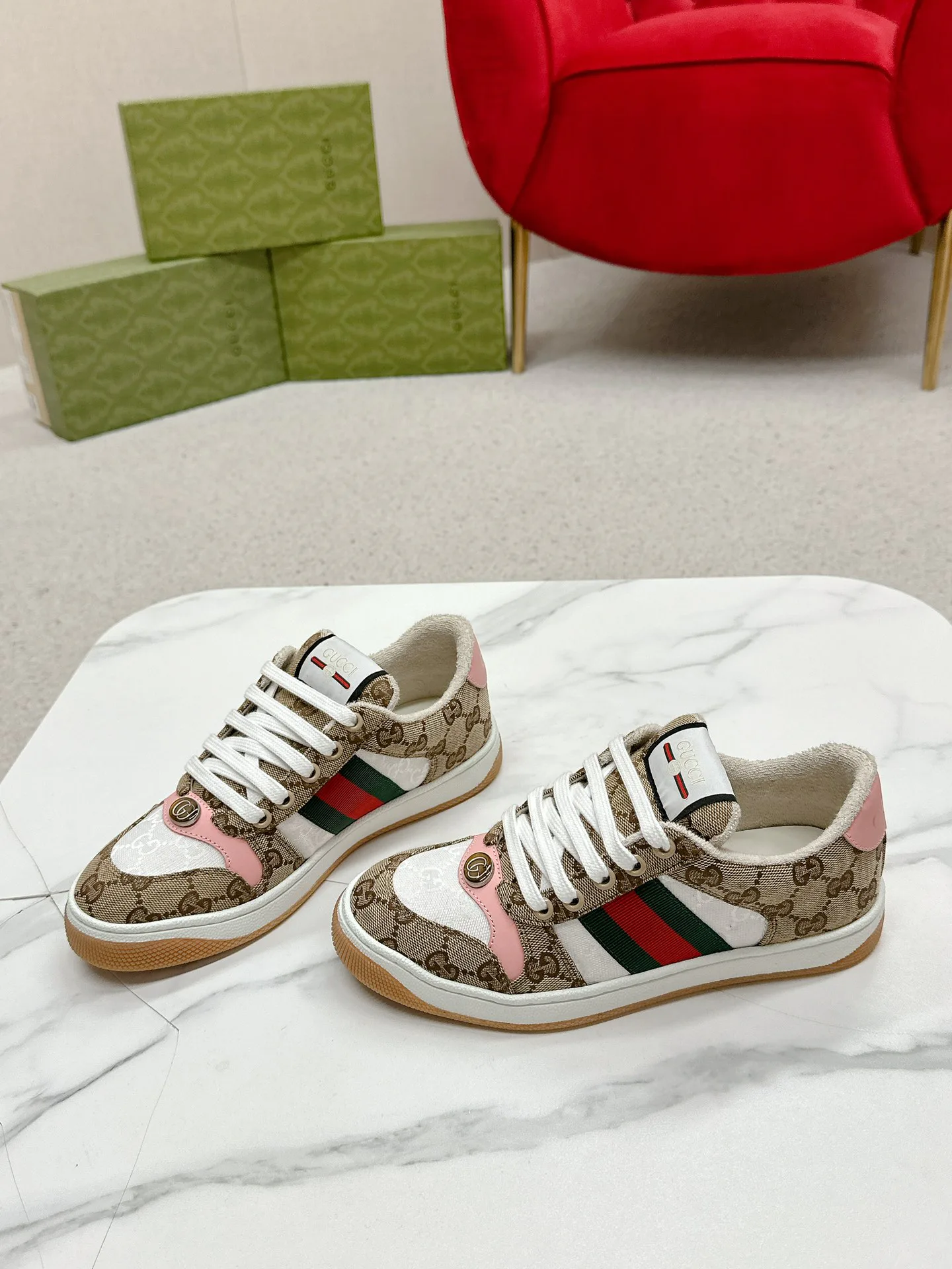 Кеды Женские Gucci 4784230