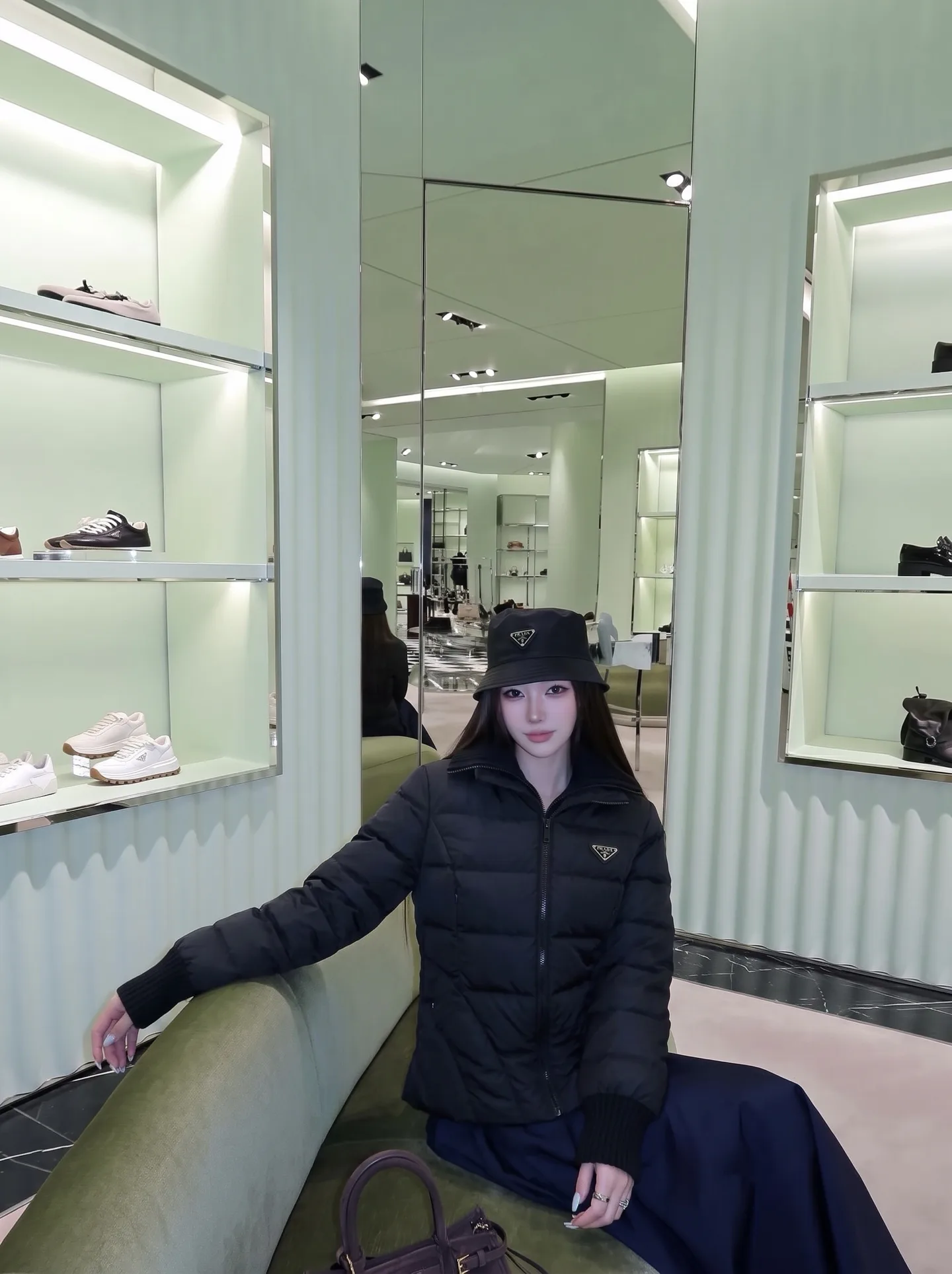 Куртки И Пуховики Женские Prada 19256129