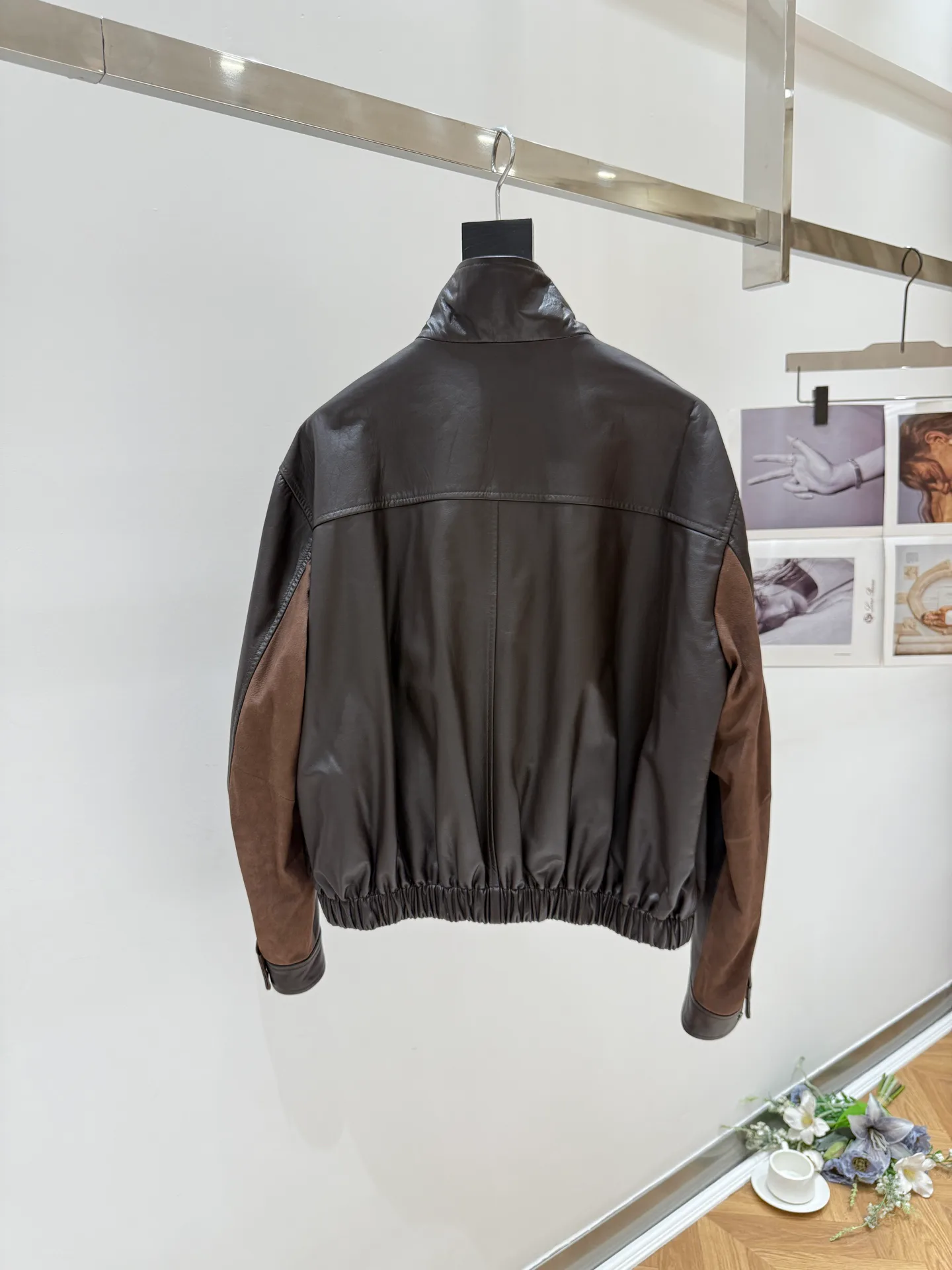 Кожаные Куртки И Дублёнки Женские Saint Laurent 18593025