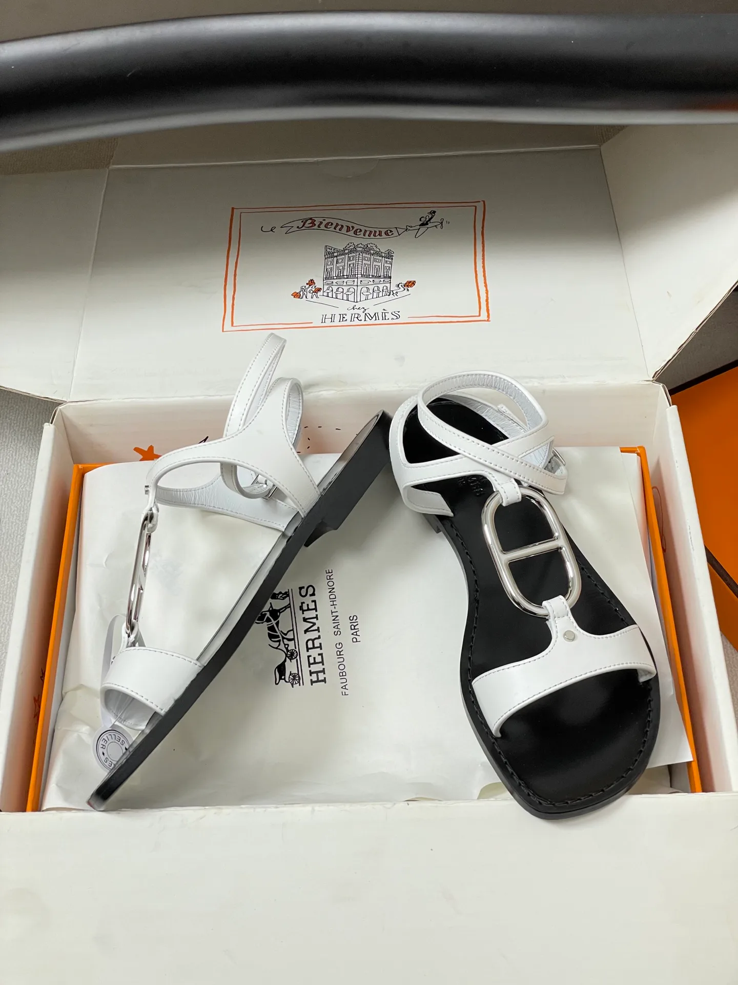 Босоножки Женские Hermes 17558048