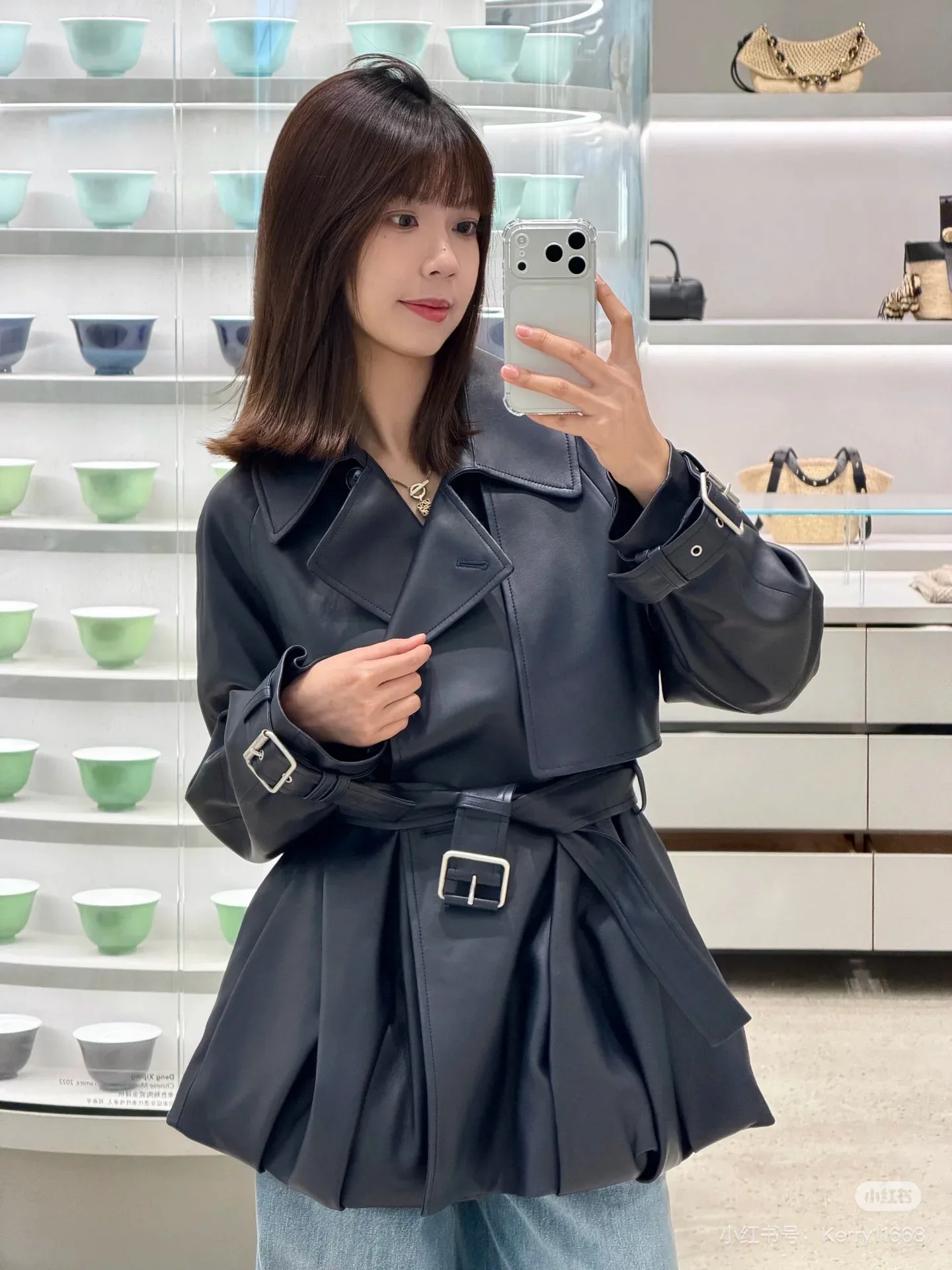 Кожаные Куртки И Дублёнки Женские Loewe 4960640