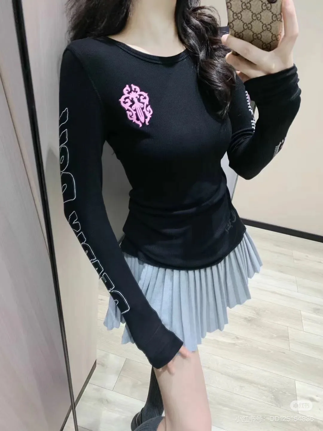 Лонгсливы Женские Chrome Hearts 1132911