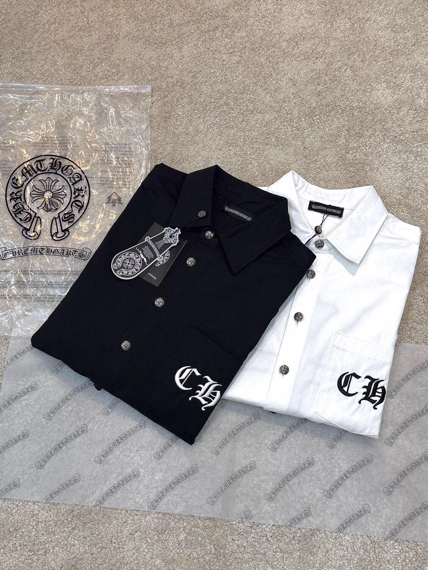 Рубашки Мужские Chrome Hearts 787712