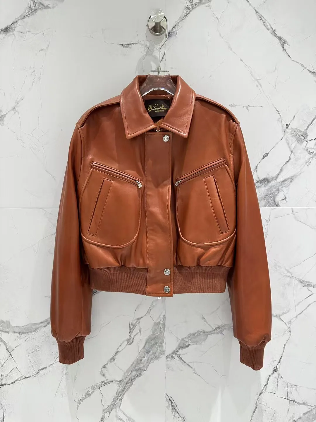 Кожаные Куртки И Дублёнки Женские Loro Piana 11700603