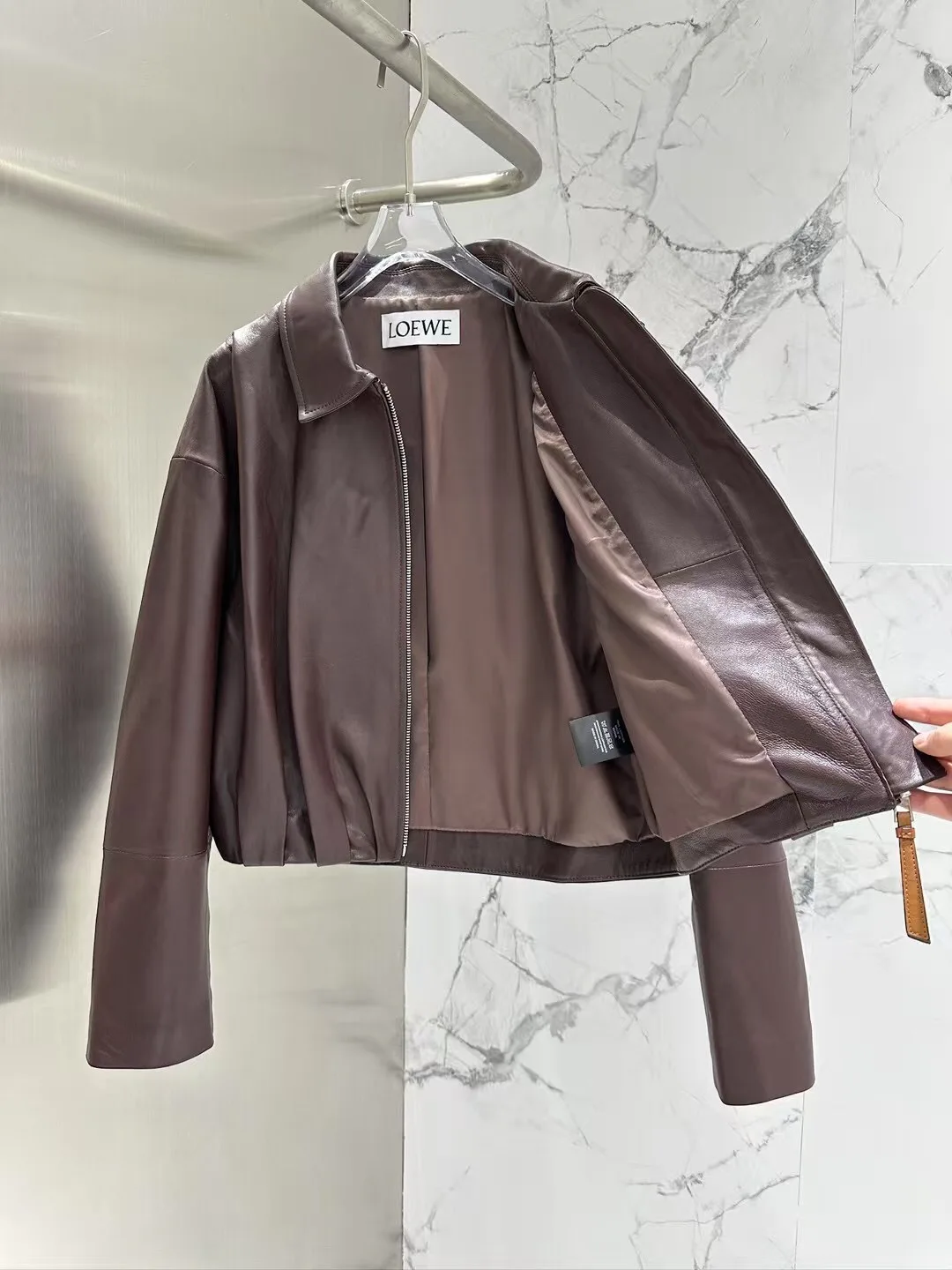 Кожаные Куртки И Дублёнки Женские Loewe 13369346