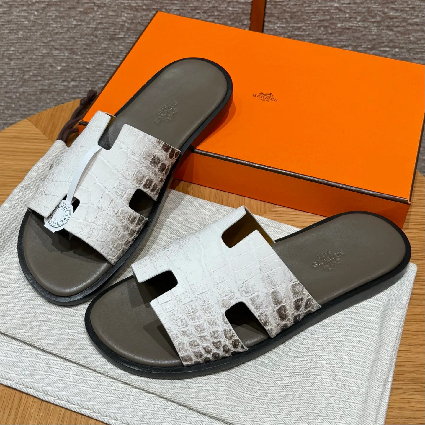 Шлепанцы Мужские Hermes 7827