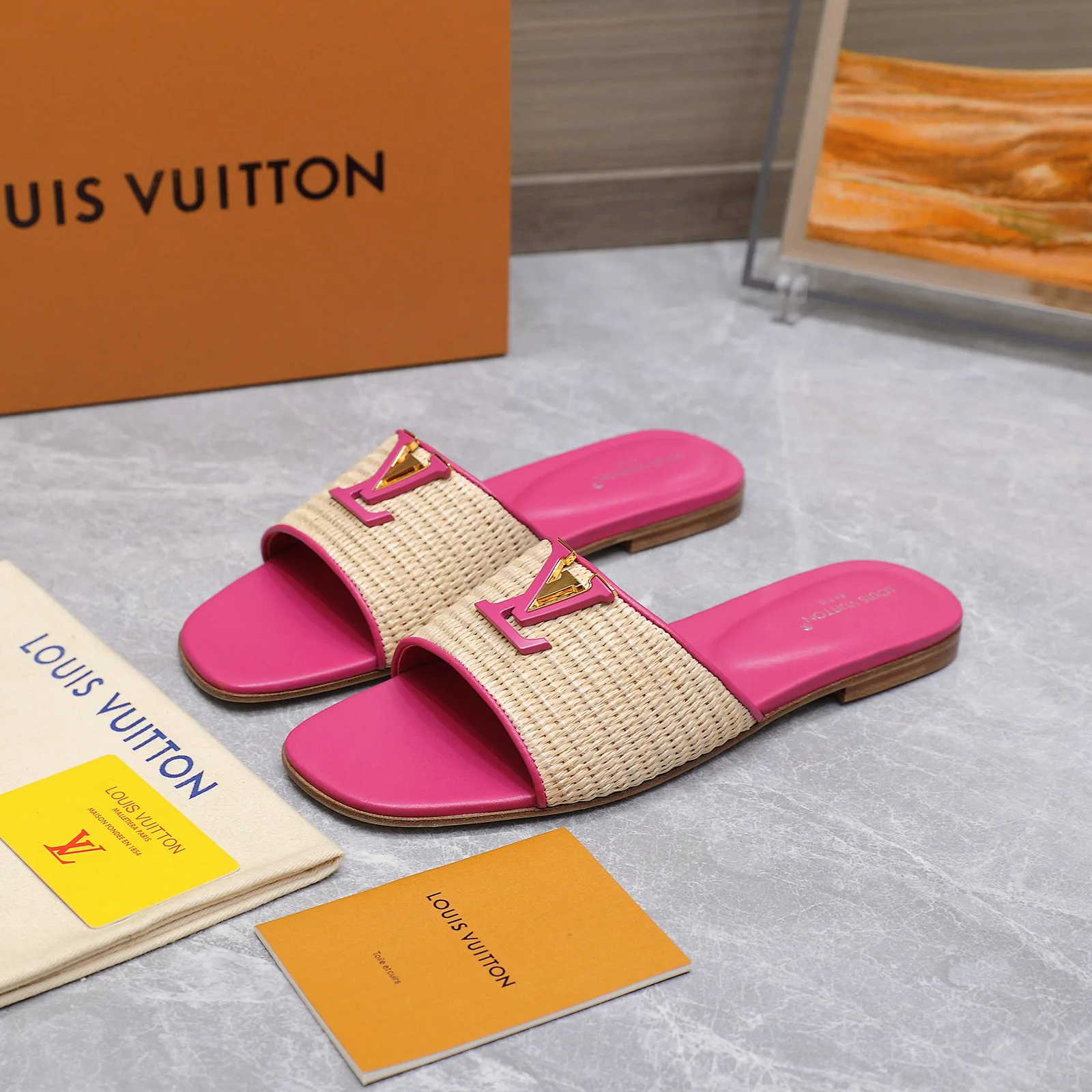 Шлепанцы Женские Louis Vuitton 491973